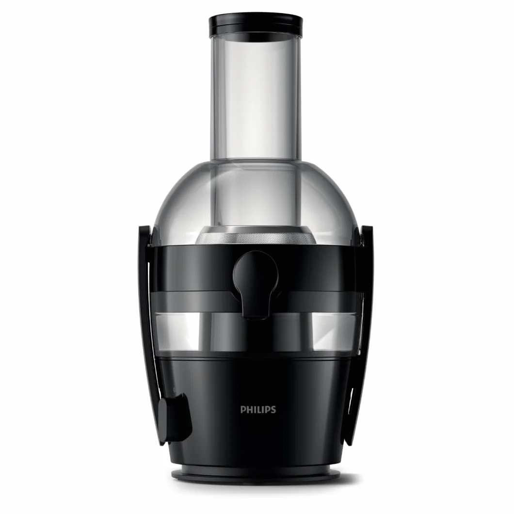 Philips Centrifugeuse Série 3000 Extracteur de Jus 800W 2L Cheminée 75mm QuickClean Noir
