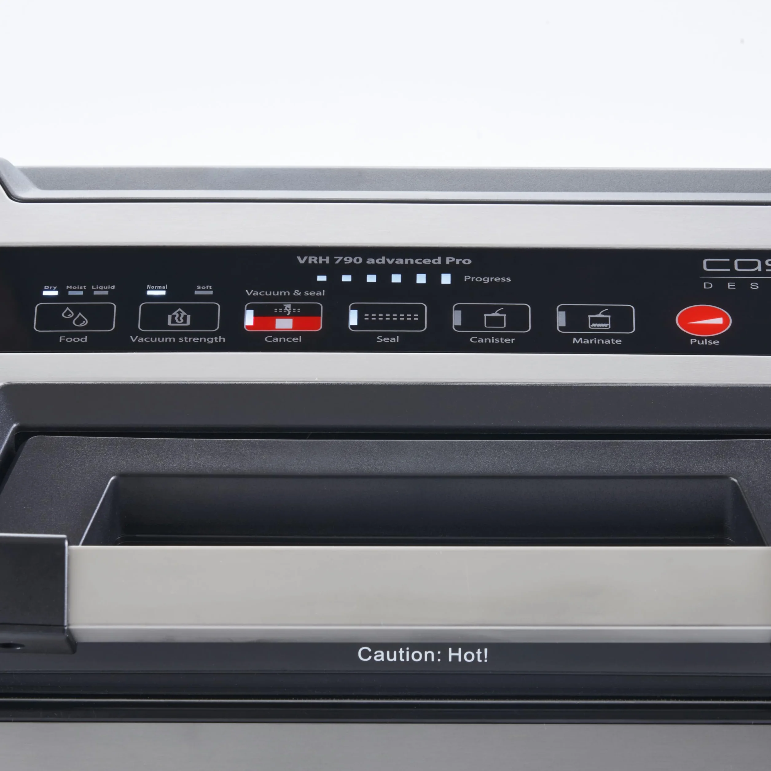 CASO VRH 790 advanced Pro Machine sous vide professionnel 200 mises sous vide non-stop CASOTEK Liquid double soudure