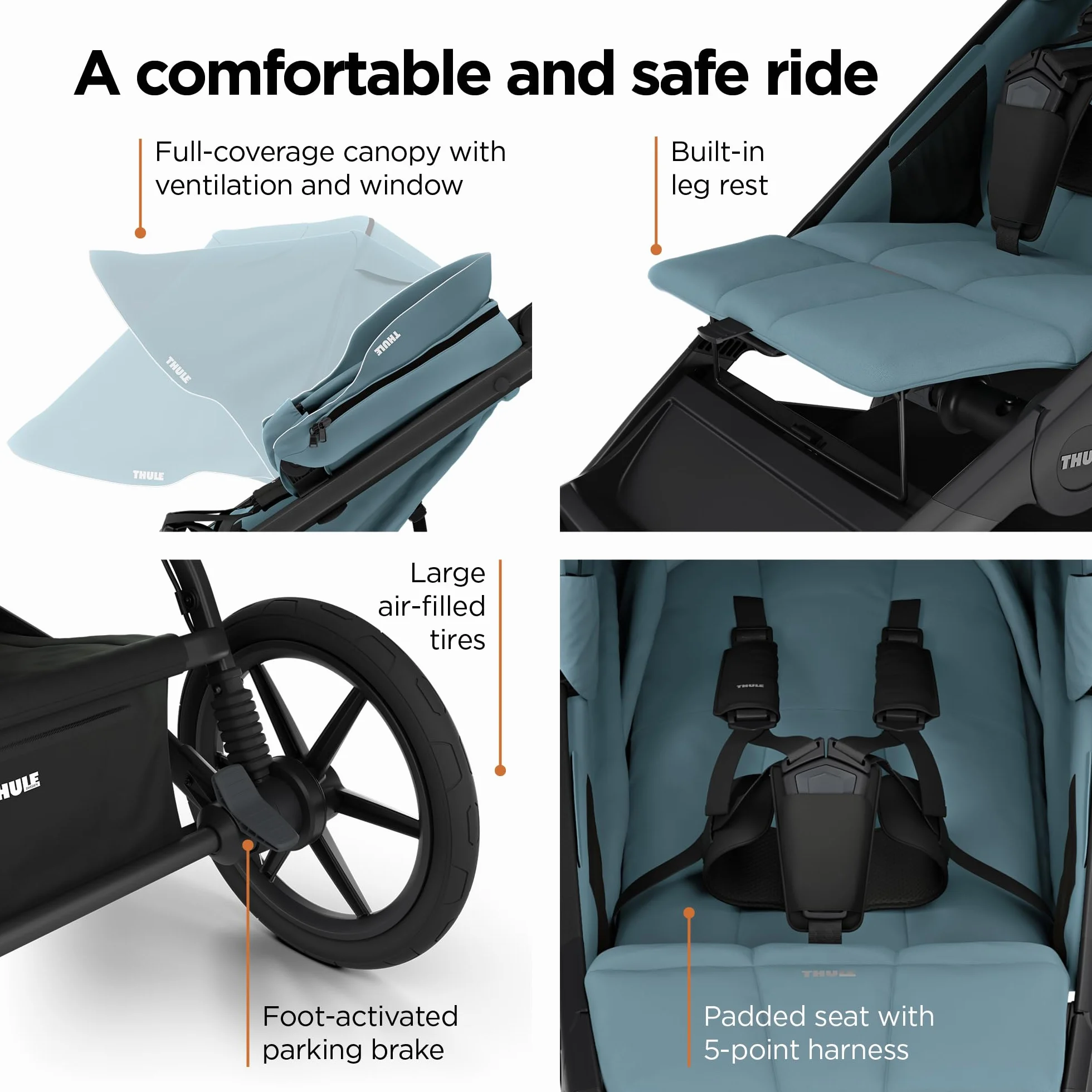 Thule Urban Glide 3 Poussette Tout-terrain Black on black