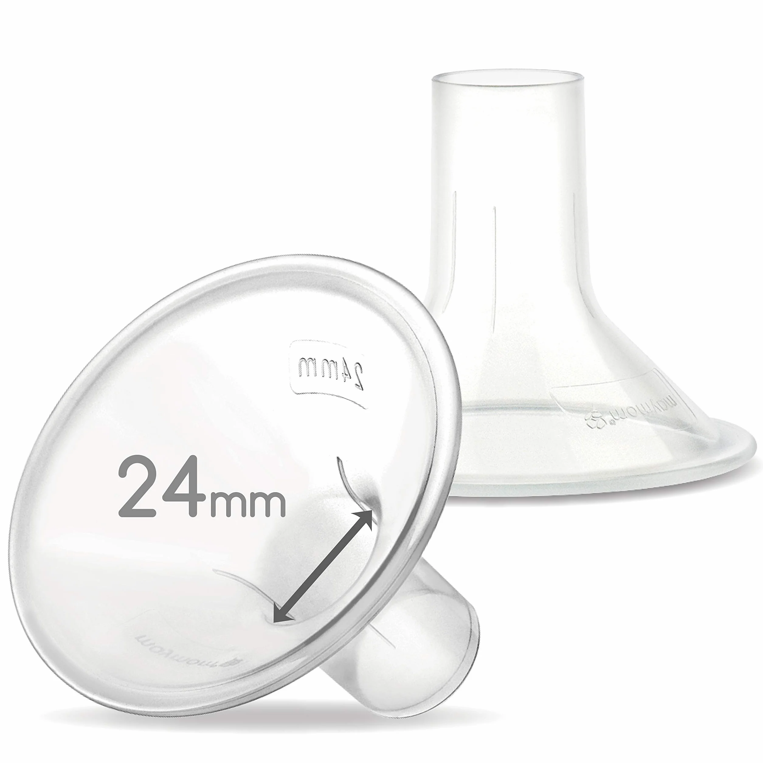 Maymom MyFit Lot de 2 plaques 24 mm compatibles Medela pompe à poitrine Freestyle Harmony Maxi Freestyle Flex
