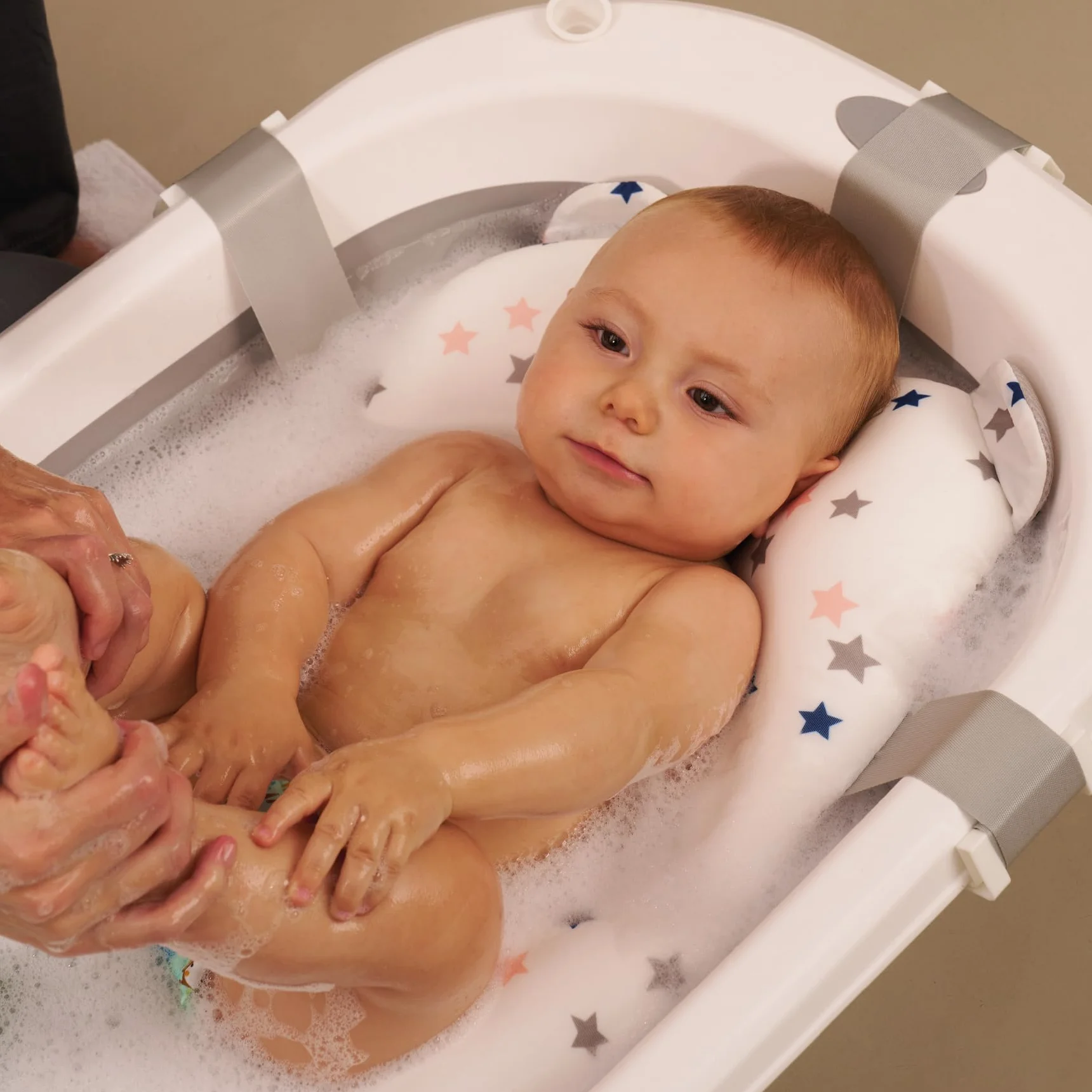 Coussin Réducteur Adaptable pour Baignoire Pliable MS BabyWorld - Portable Maison Voyages