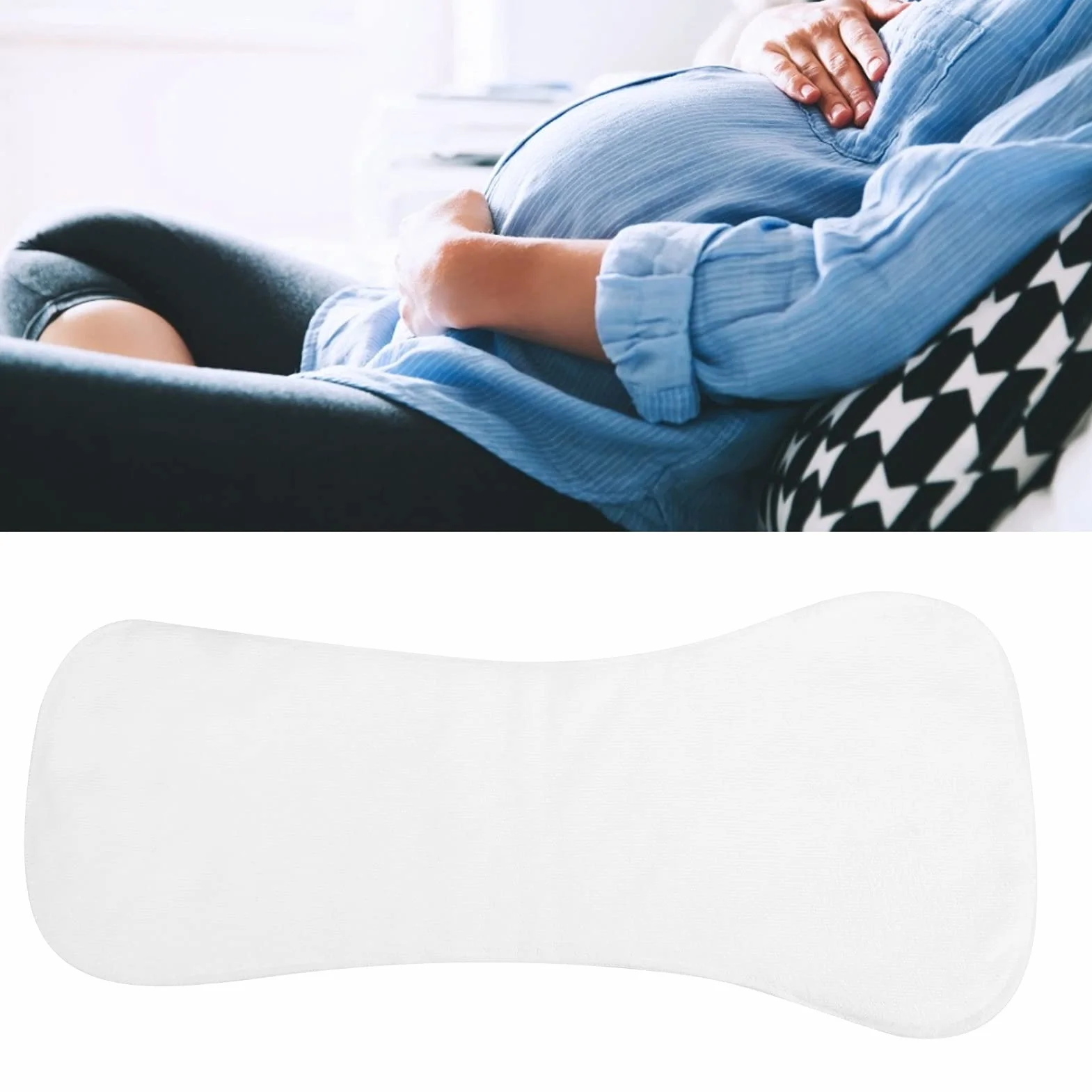 Couche-culotte en Tissu pour Adultes Lavable Réutilisable 4 Couches avec Inserts Absorbants Doux Incontinence