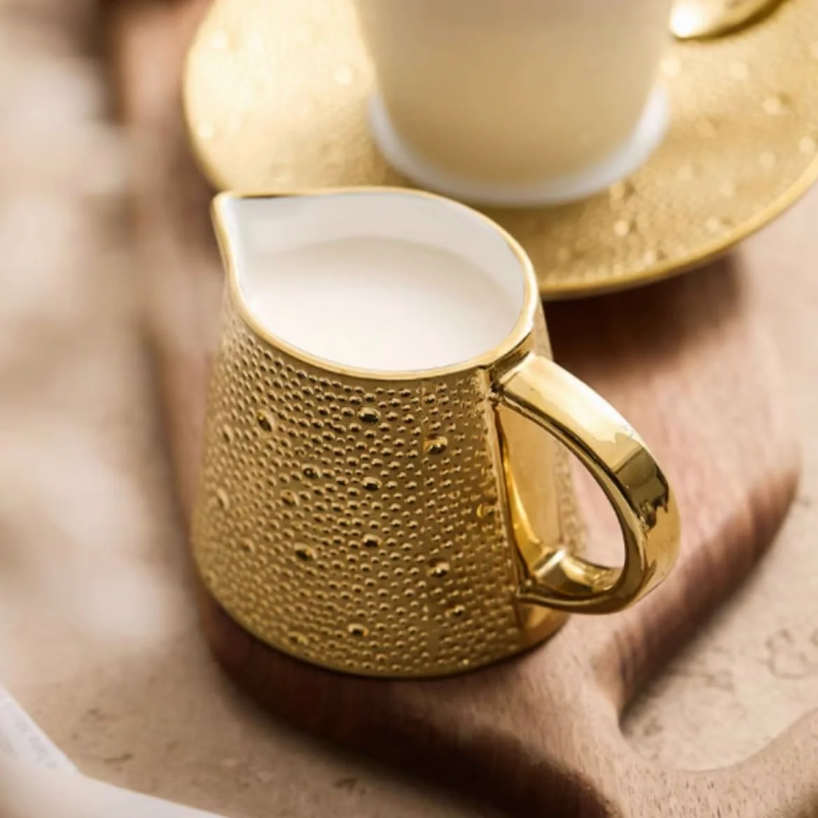 MRKU Pot à Lait, saucière, Verre à Eau, pichet, crémier, Distributeur de café, Sucre, Sauce, boîte en céramique, Diversion Domestique, Style Western