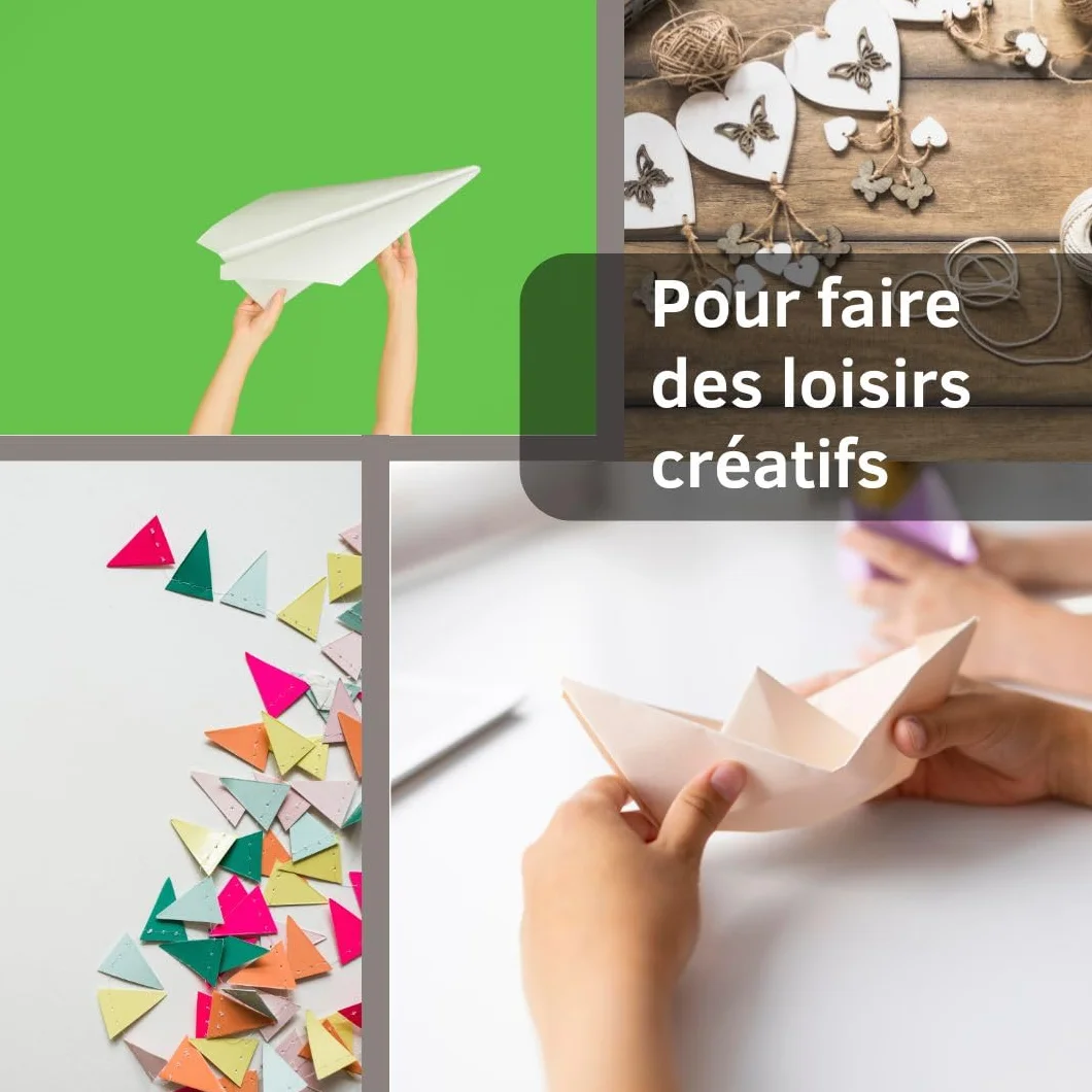Papier Cartonné Blanc 300g A4 21x29,7cm | Fiche Bristol A4 | Carton Papier Imprimante