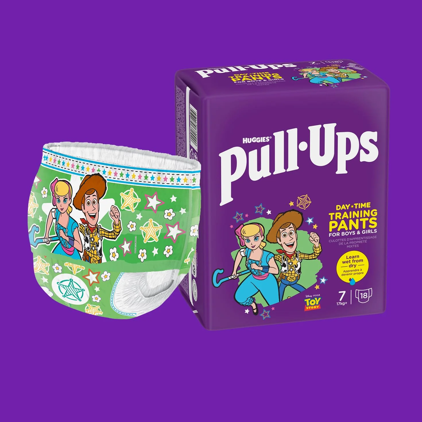 Huggies Pull-Ups Taille 7 culottes d'apprentissage unisexe x36