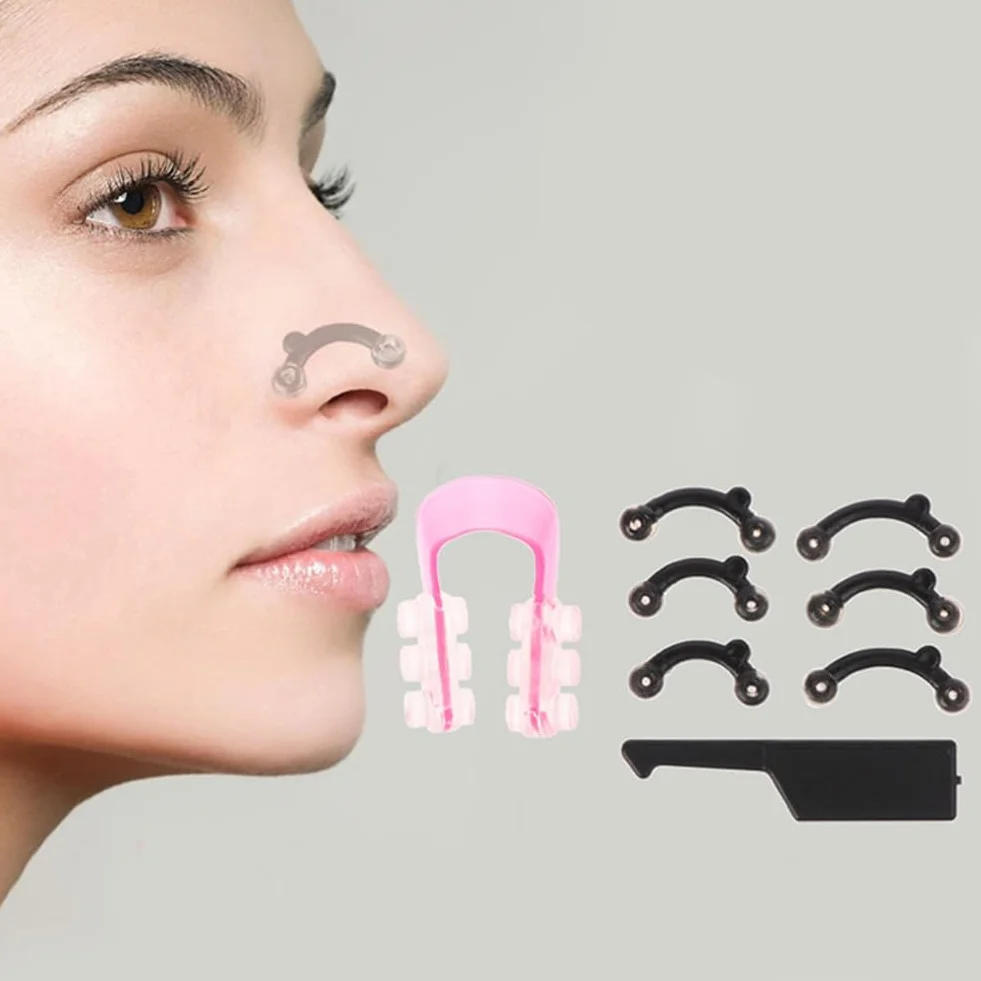 Pince-nez correcteur 3D Beauté - Massage du nez - Soulève le nez - Réducteur de nez fin