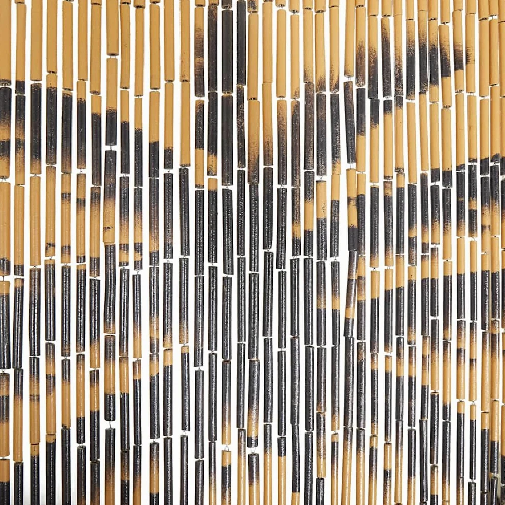 Leasha Rideaux de Porte Bambou, Rideau Décoration Anti Mouches Séparation de Pièce Bambou 90x200 cm