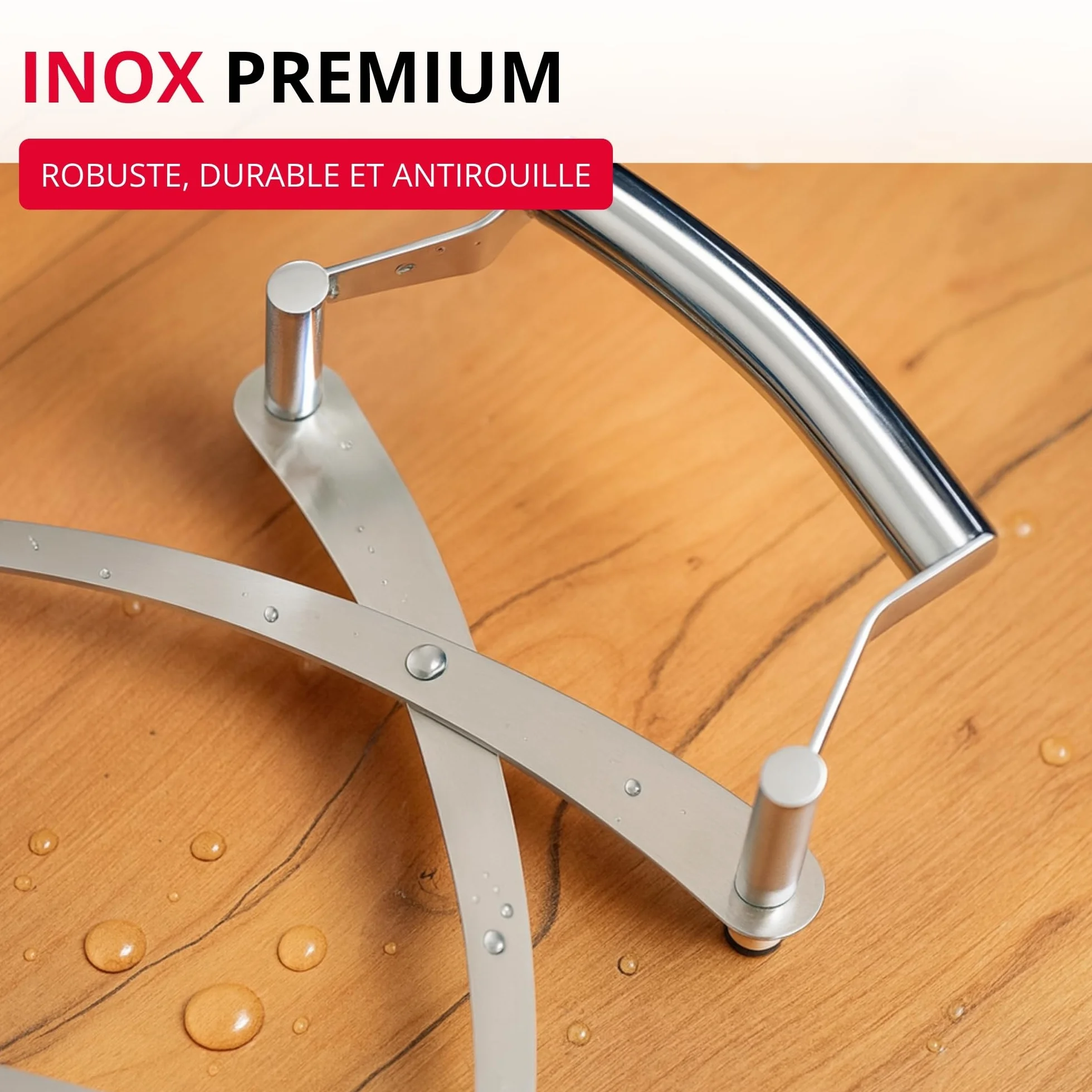 Westmark Dessous de Plat Extensible Acier Inoxydable Flexi 18-42 cm Argenté