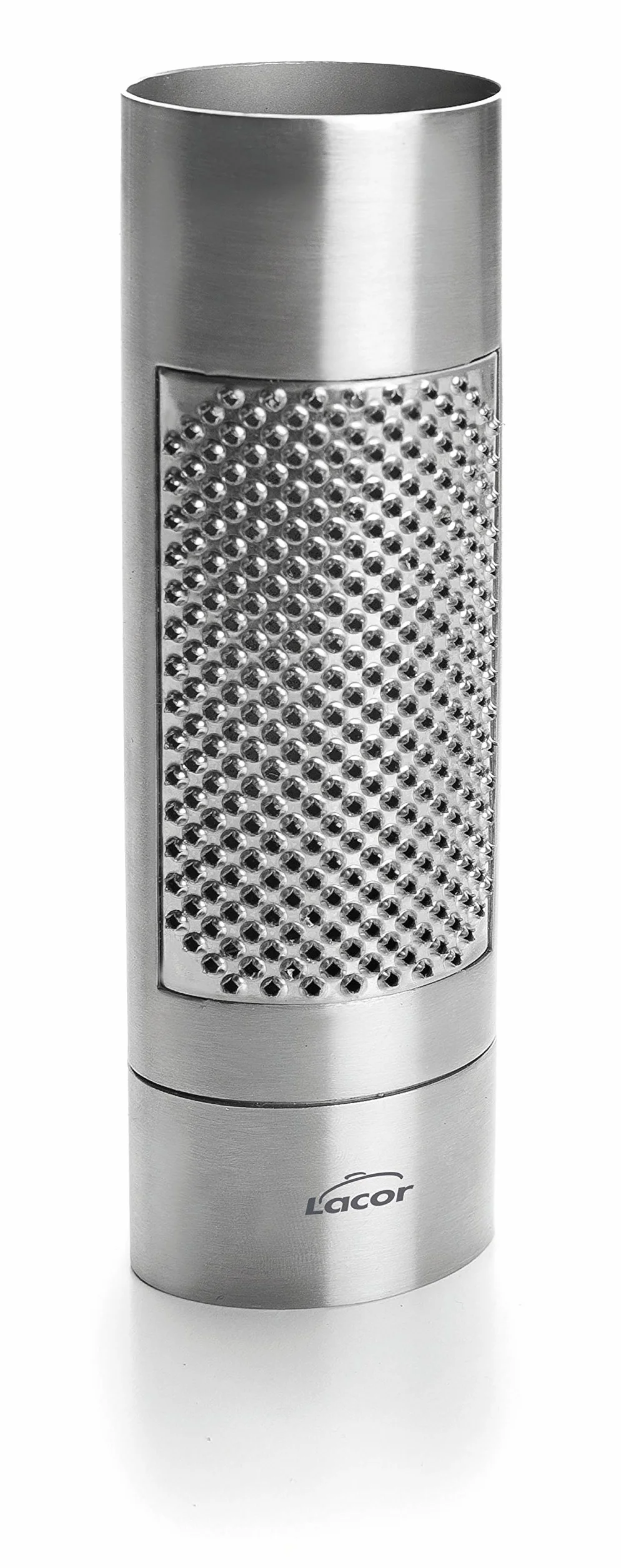 LACOR Râpe de Noix Muscade en Acier Inoxydable Gris