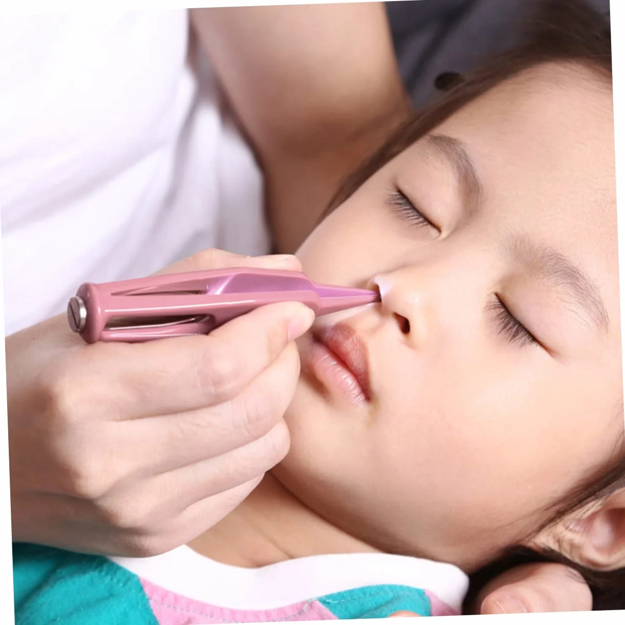 BESTonZON Clip De Nettoyage Du Nez LED 2 Pièces Outil De Soin Des Oreilles Bébé Portable Sécurisé