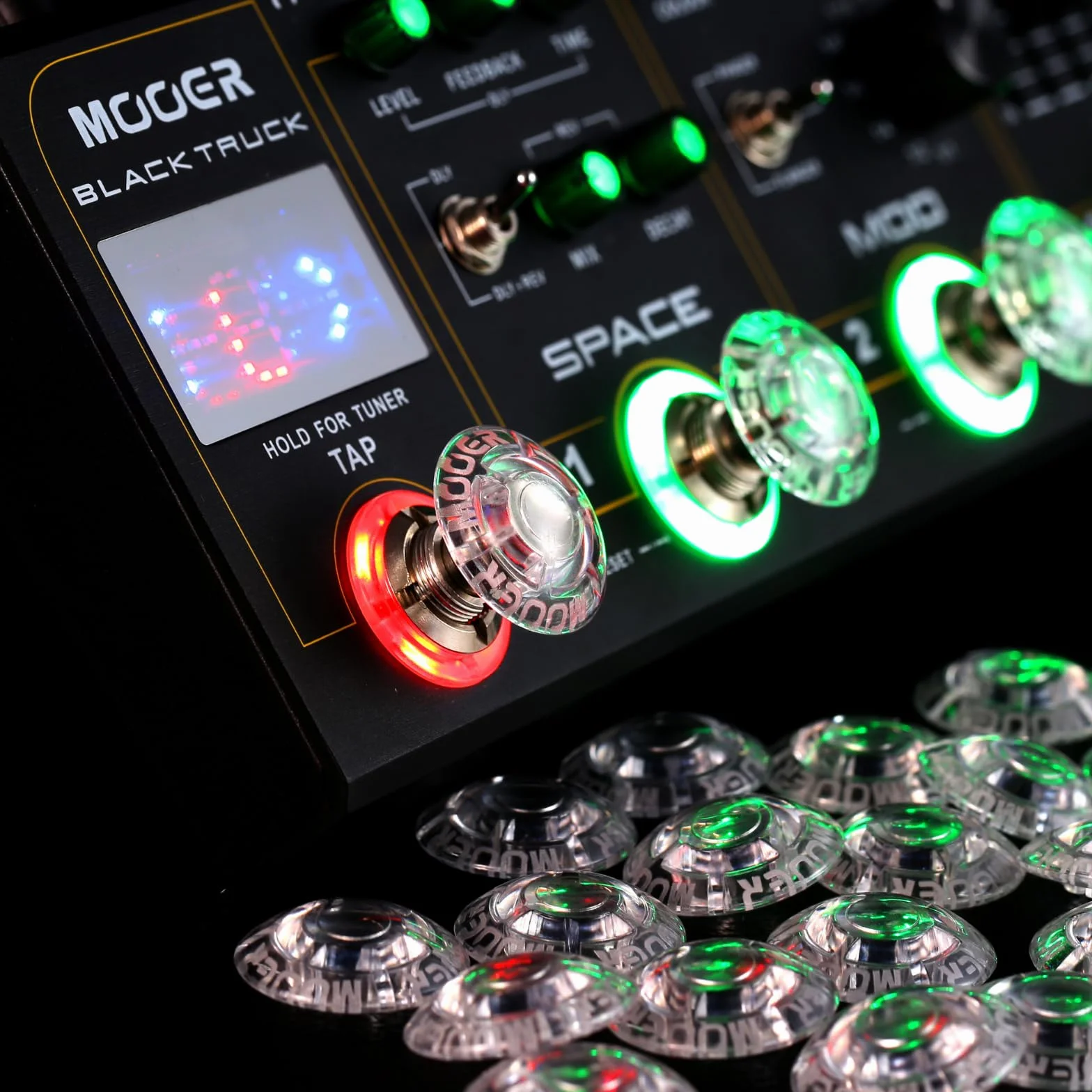 Mooer Lot de 10 décorations pour interrupteur à pied