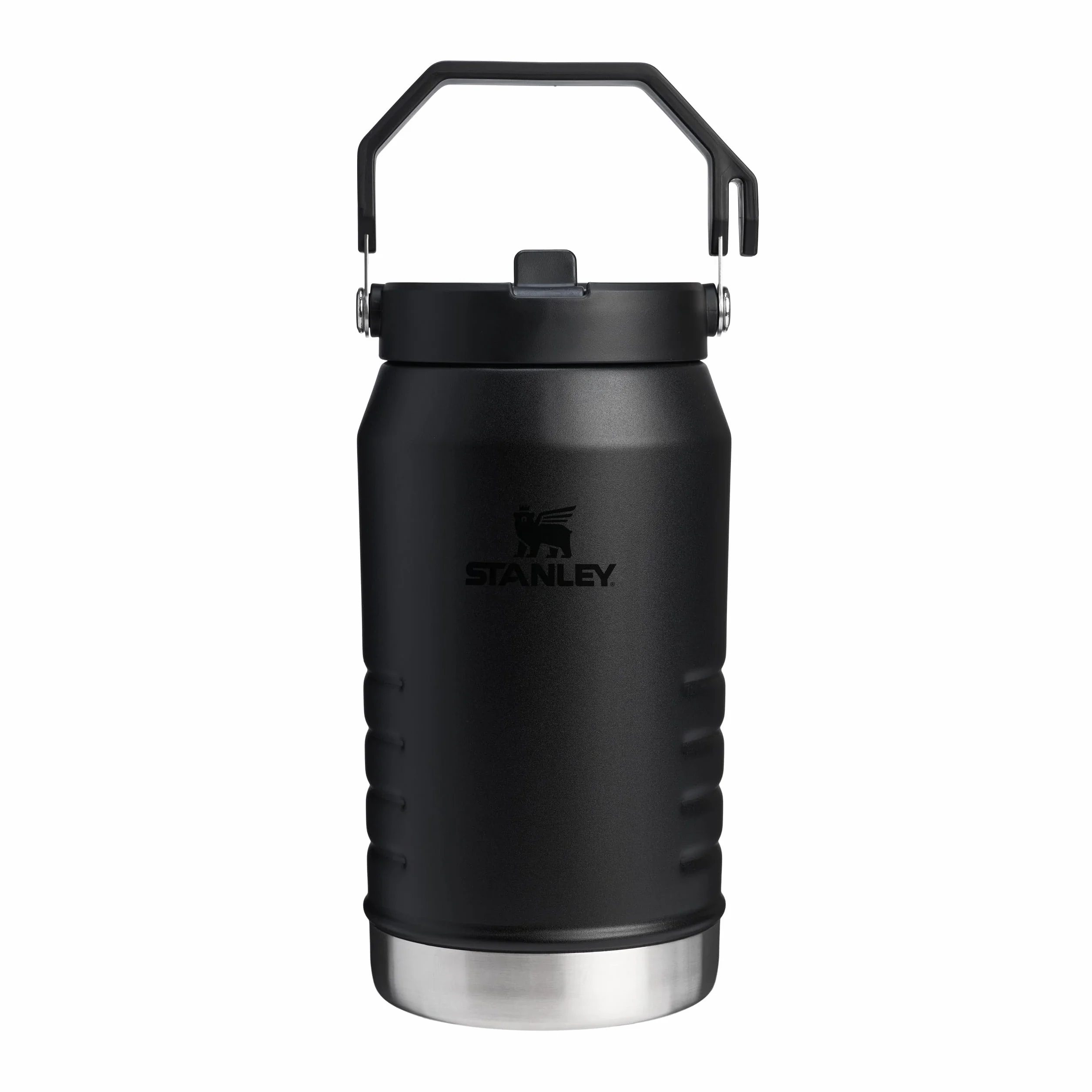 Stanley 1913 Iceflow Flip Straw 2.0 Jug 1.90L - Black | 20 Heures Froid - 4 Jours Glacé - Étanche - Bouteille Isotherme En Acier Inoxydable - Sans BPA - Lavable Au Lave-Vaisselle