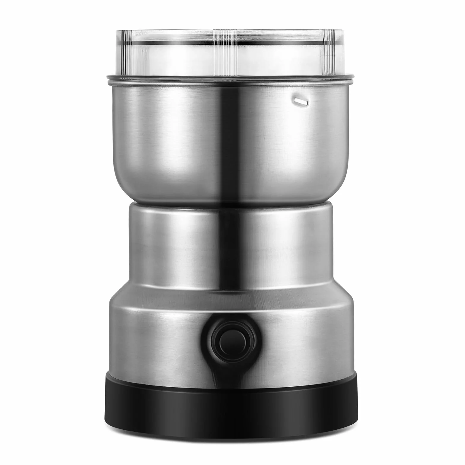 Moulin à grains 150 W acier inoxydable broyeur domestique café épices herbes argent