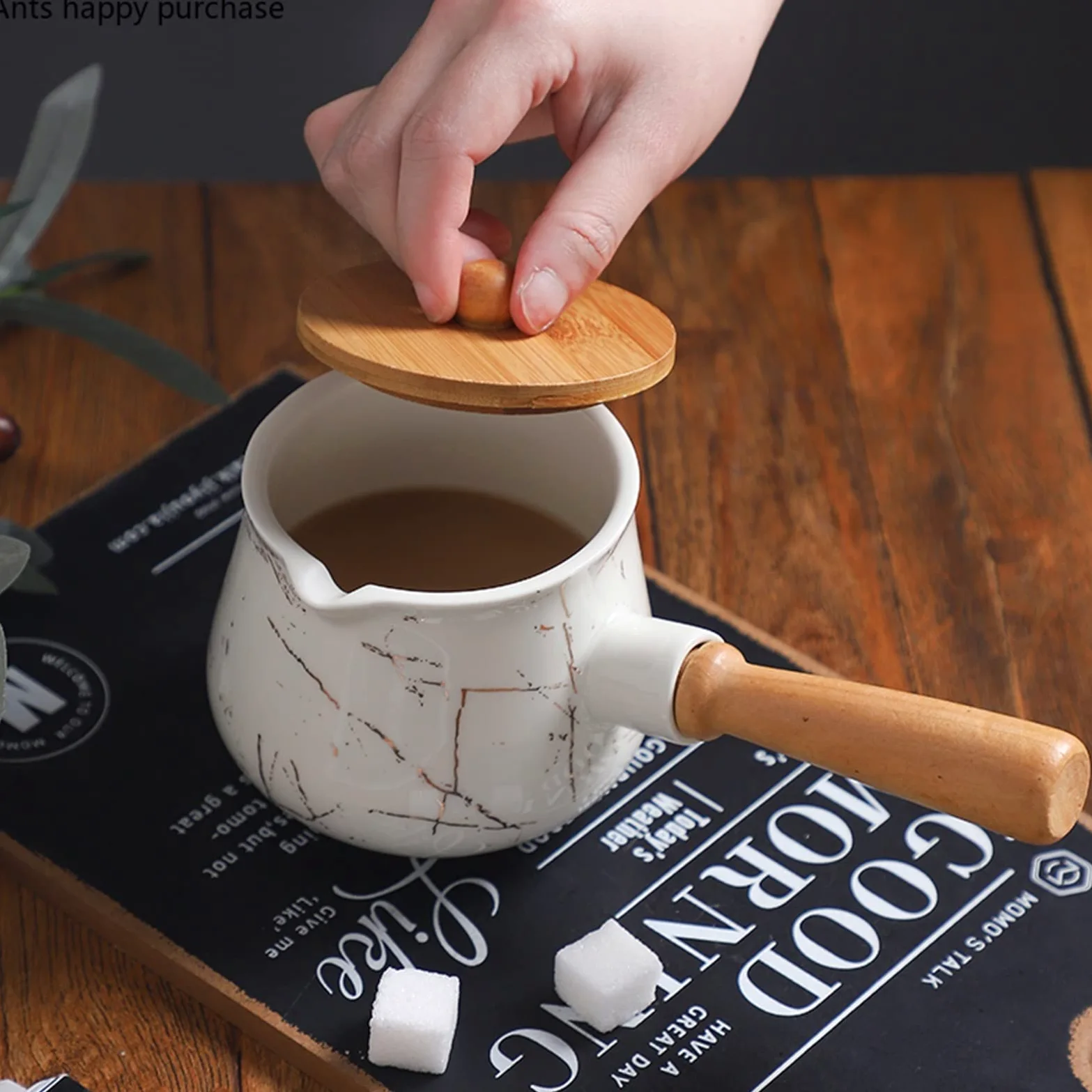 Pot à Lait à café, Pichet Traditionnel en Porcelaine, Pichet à Lait en céramique Motif Platine Pichet à Lait à café Accessoires de café Restaurant avec Couvercle Ustensiles de Cuisine Lait (Couleur: G