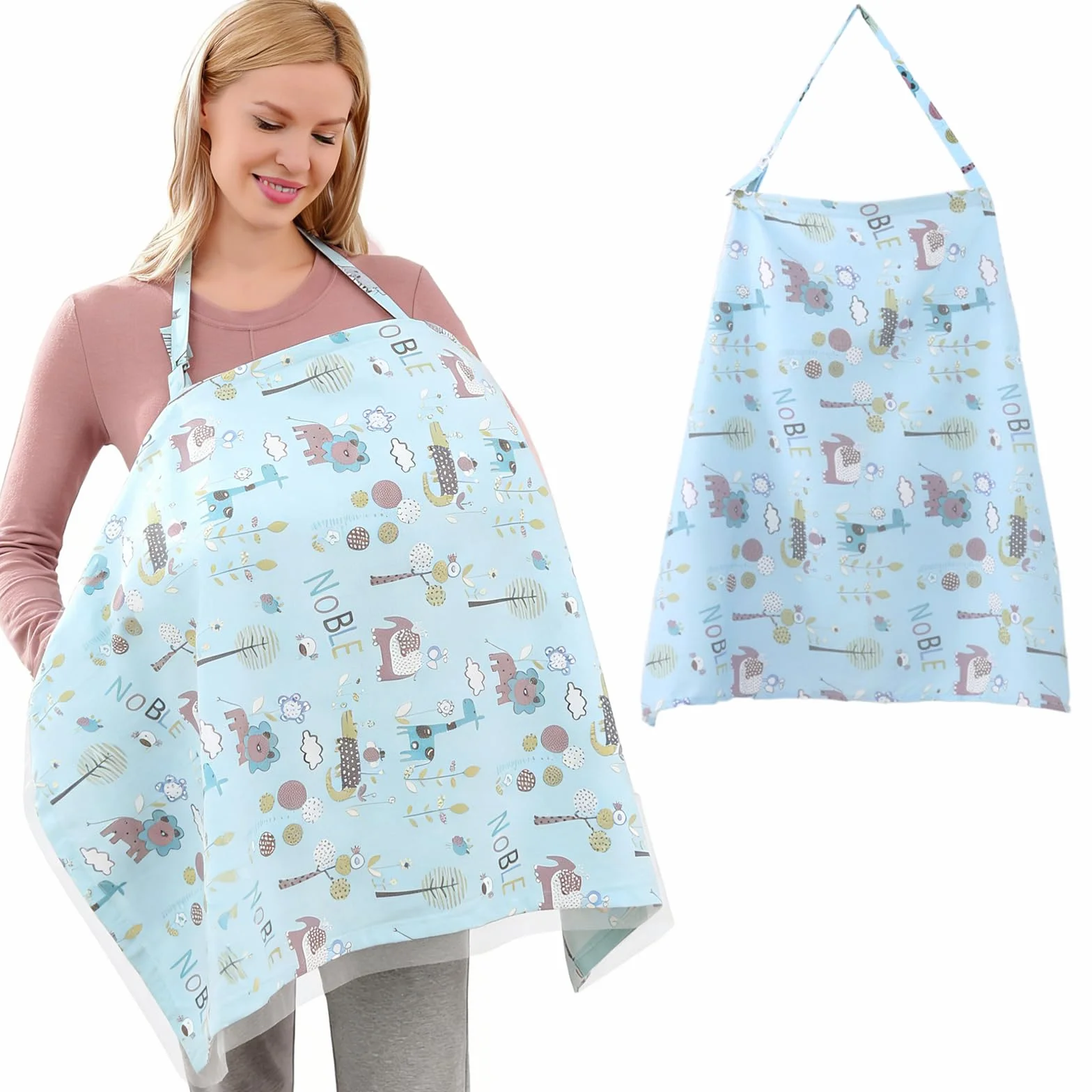 Cape d'Allaitement en Coton pour Bébé, Voile d'Allaitement