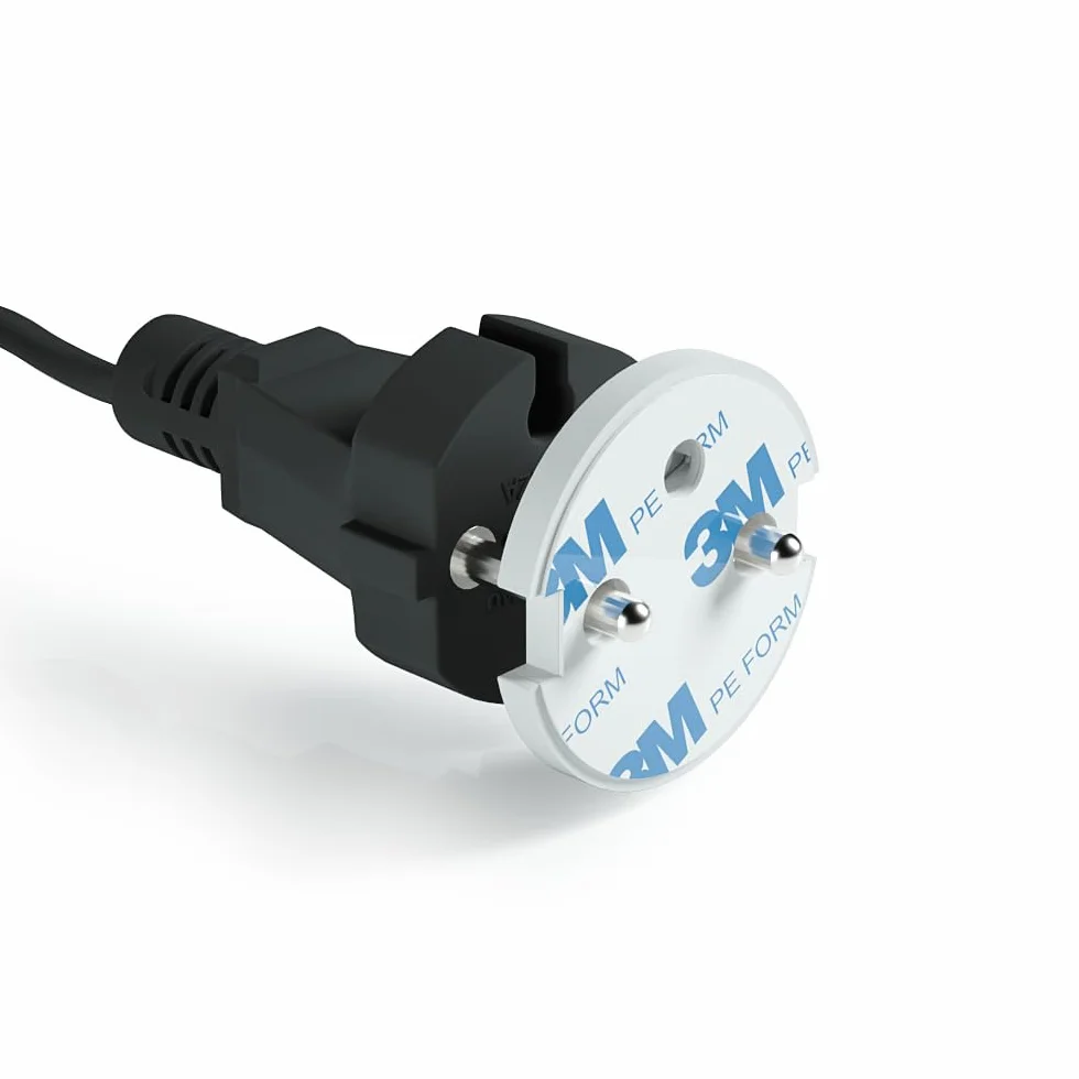 Cache Prise Bébé Française x10 BLANC - Système Automatique Sans Clef Adhésif 3M Protection Enfant