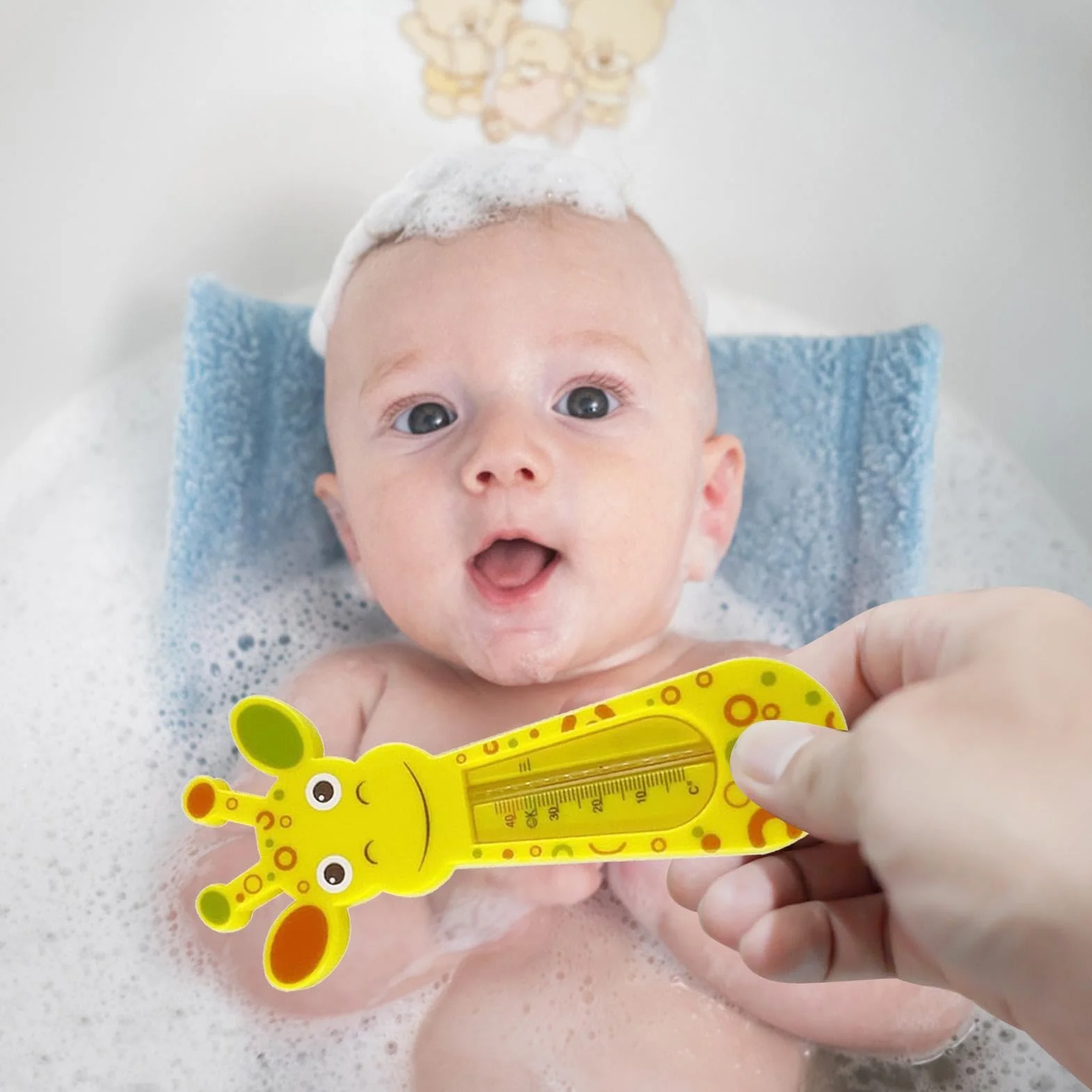 Girafe Thermomètre De Bain Sécurité Bébé Température Eau Baignoire Natation