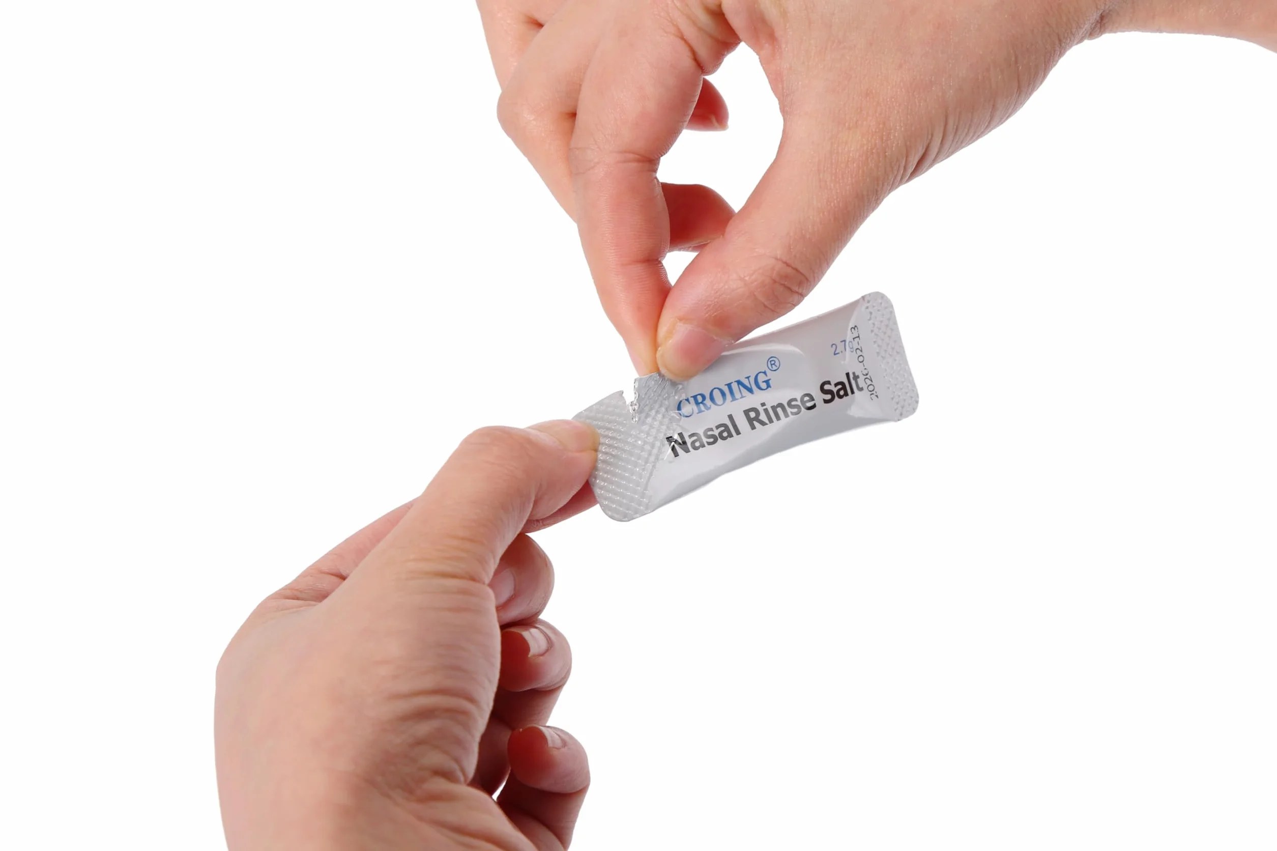 CROING Sel Lavage de Nez 120 x Sachets Rinçage Nasal Sinus