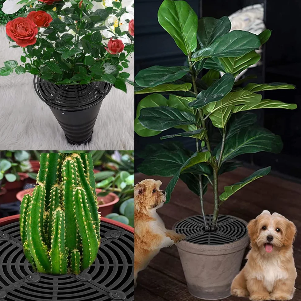 Grille de Protection pour Plantes, Protecteur de Sol avec Boulons 52 cm, Sécurité pour Enfants