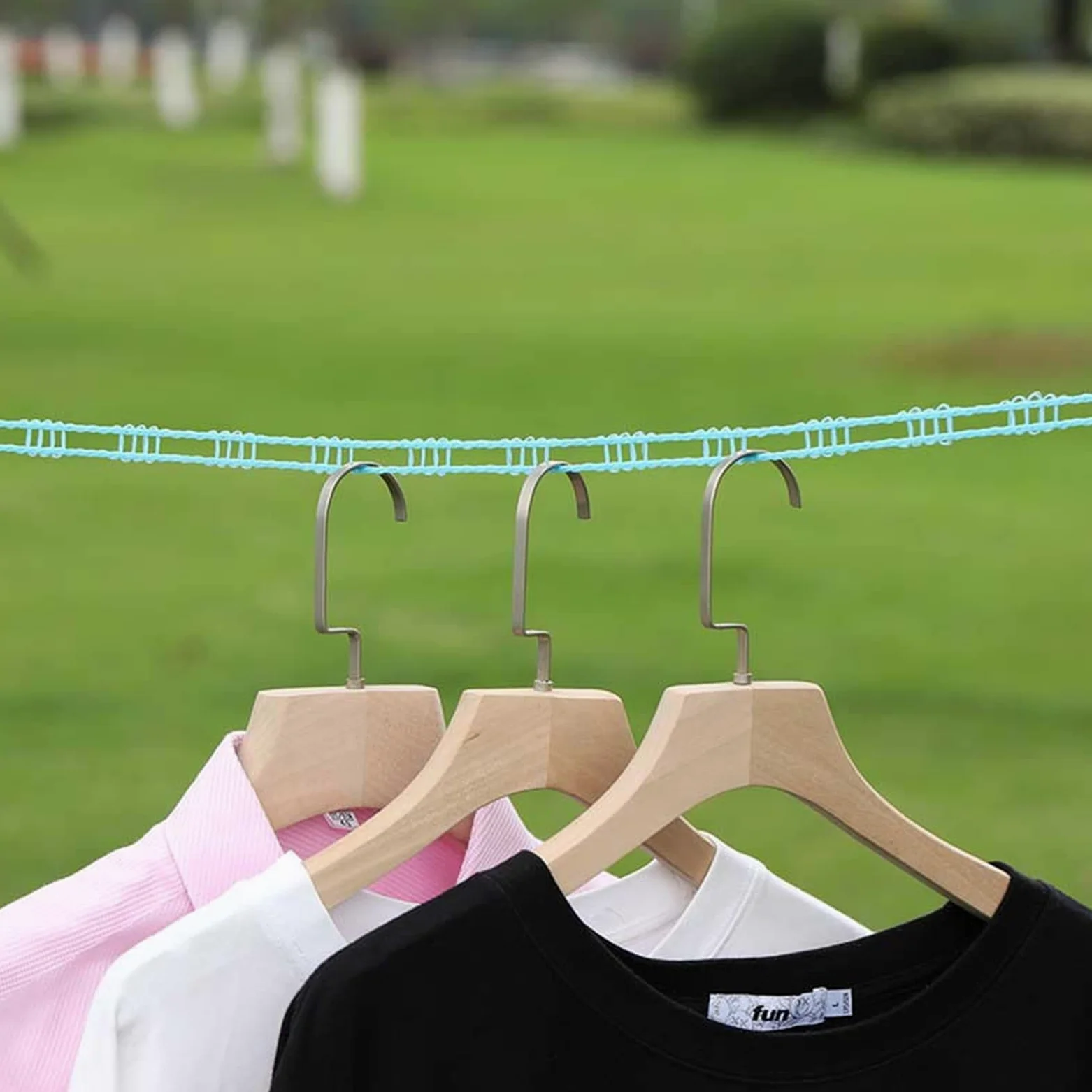 Corde à Linge Portable Coupe Vent Corde à Linge de Voyage Extensible Rétractable Élastique Corde à Linge pour Jardin Hôtel de Vacances Balcon