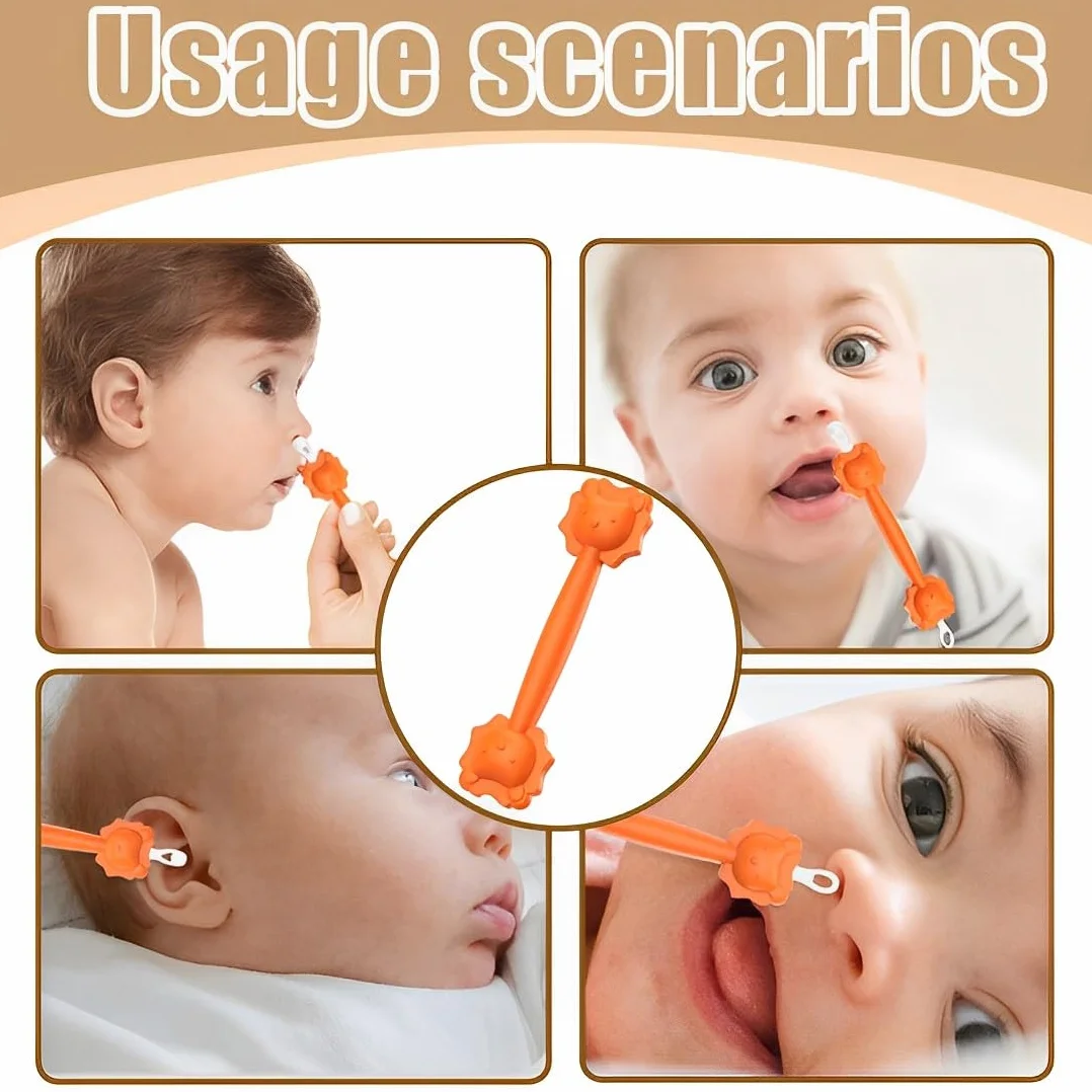 Gadget cure nez bébé 1 pince nettoyage nasale enlever cérumen