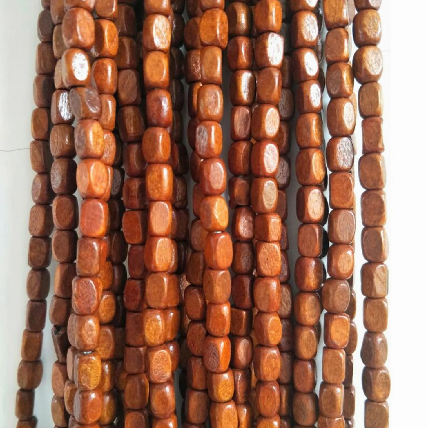 Rideau de Porte en Bambou Rideau de Perles en Bois,Rétro Rideau a Perles Diviseur Décoration Séparateur Panneau D'écran Intimité,pour Porte Entrée Salon Chambre,Personnalisé (70 shares-W70xH100cm)
