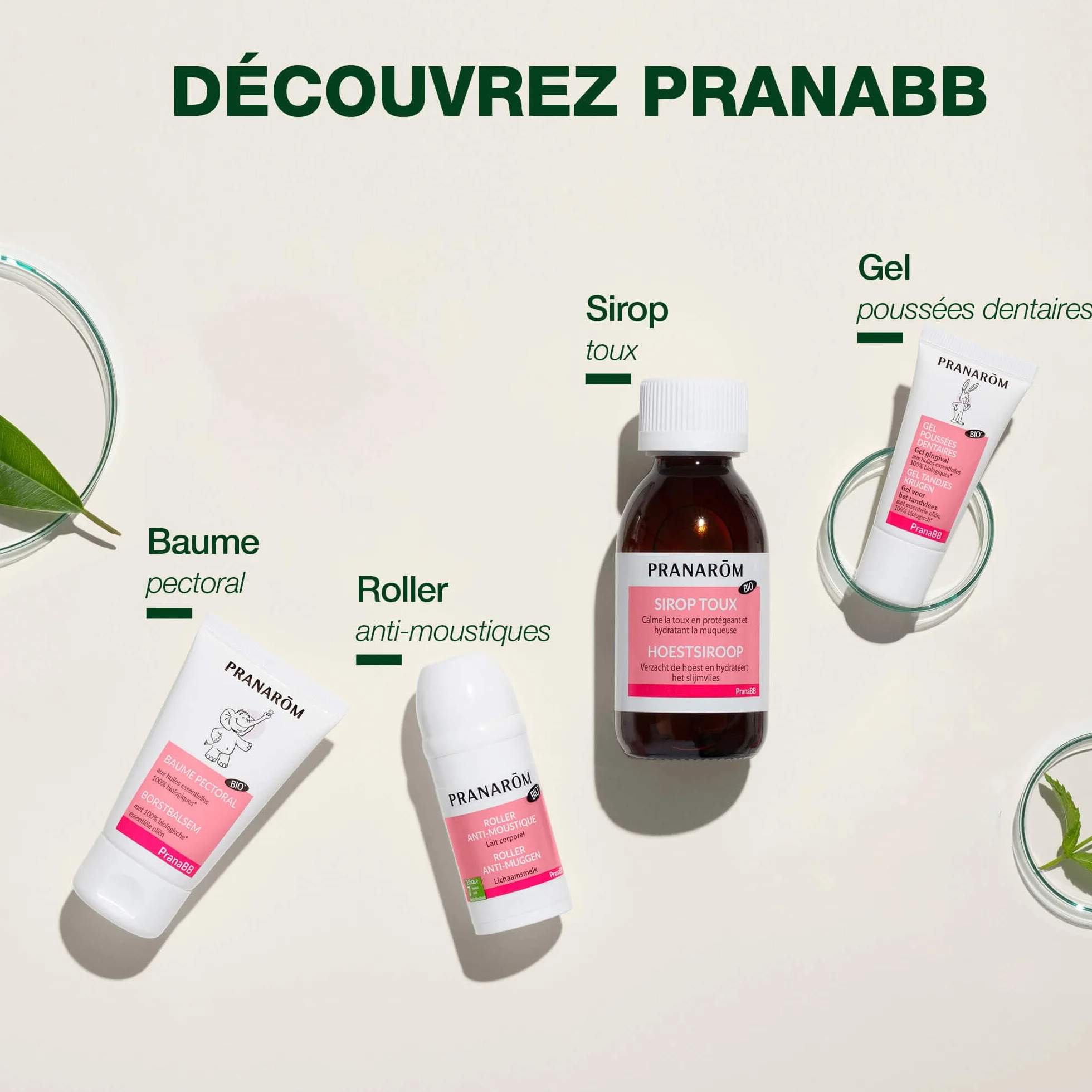 Pranarôm Baume Pectoral Bébé Huiles Essentielles Bio Vanille Madagascar 40 ml