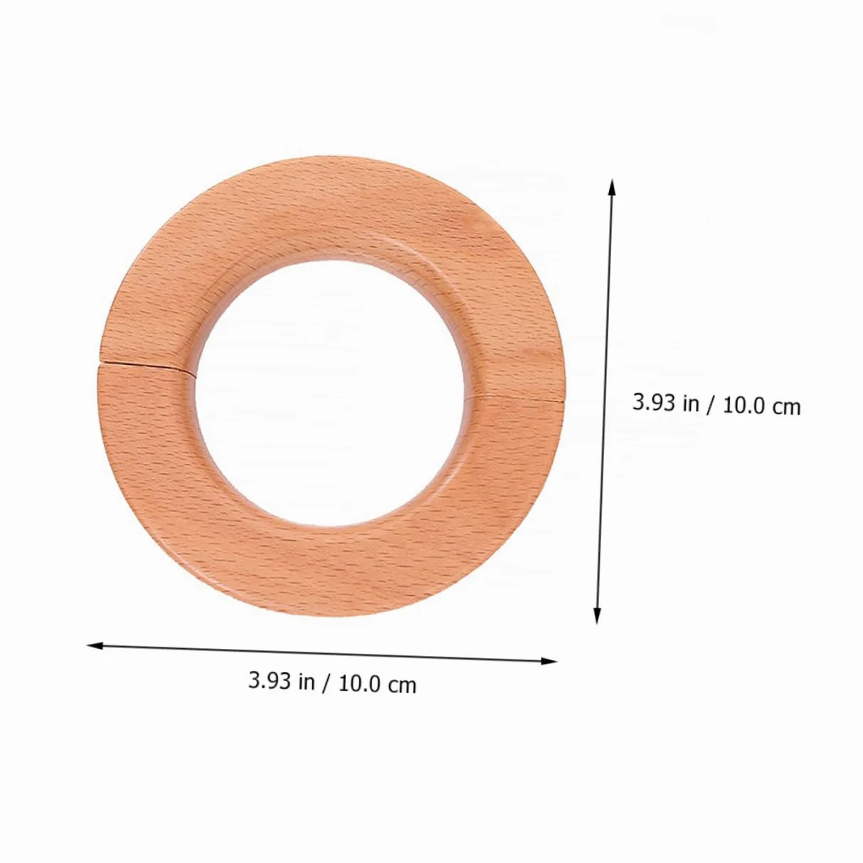 Cabilock 6 Pièces Boucle De Rideau en Bois Boucle Décorative De Rideau Embrasse De Magnétique e De pour La Maison e D'Embrasse De en Bois pour