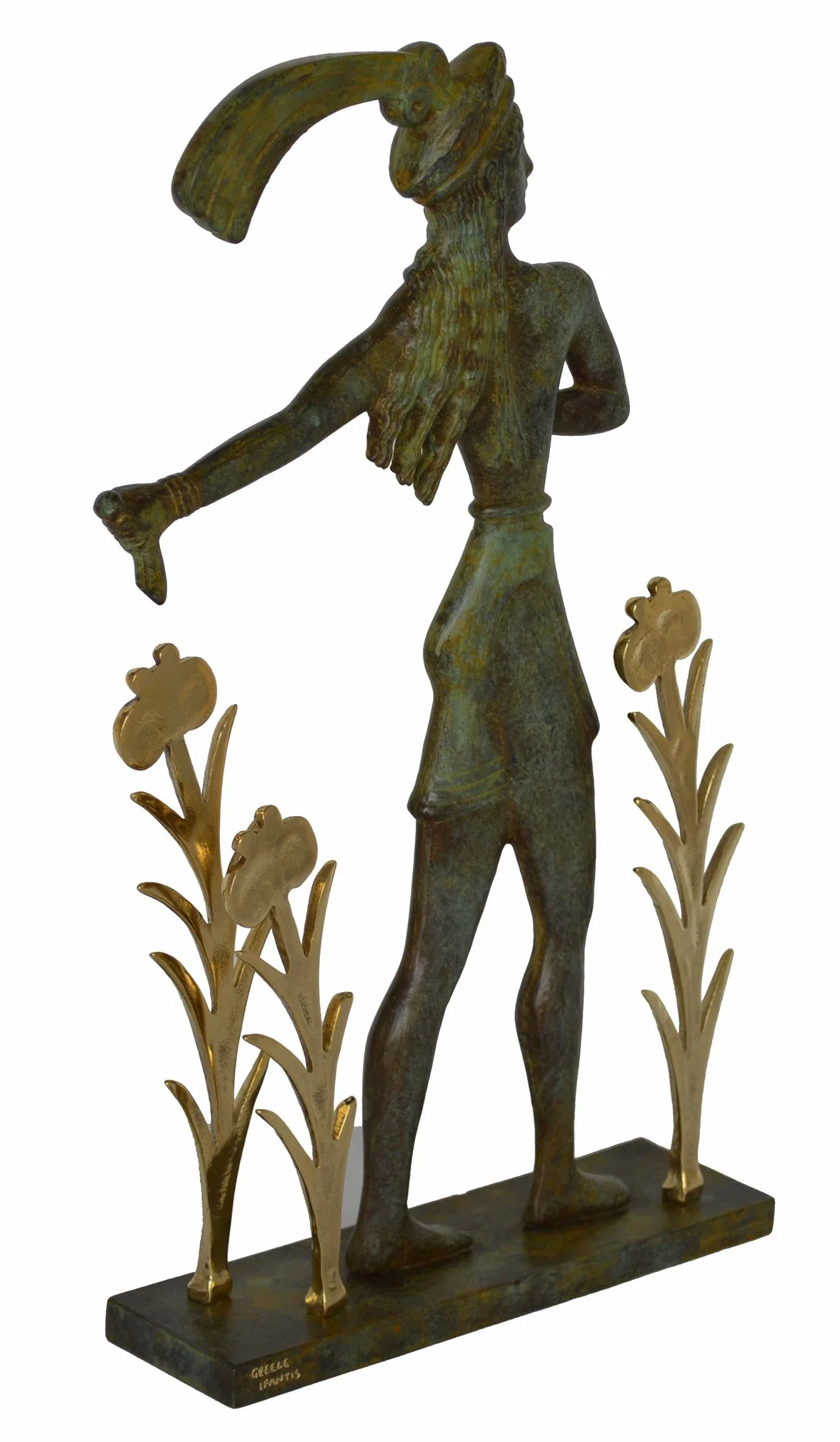 Prince de Knossos Sculpture Bronze Minoan Fresco