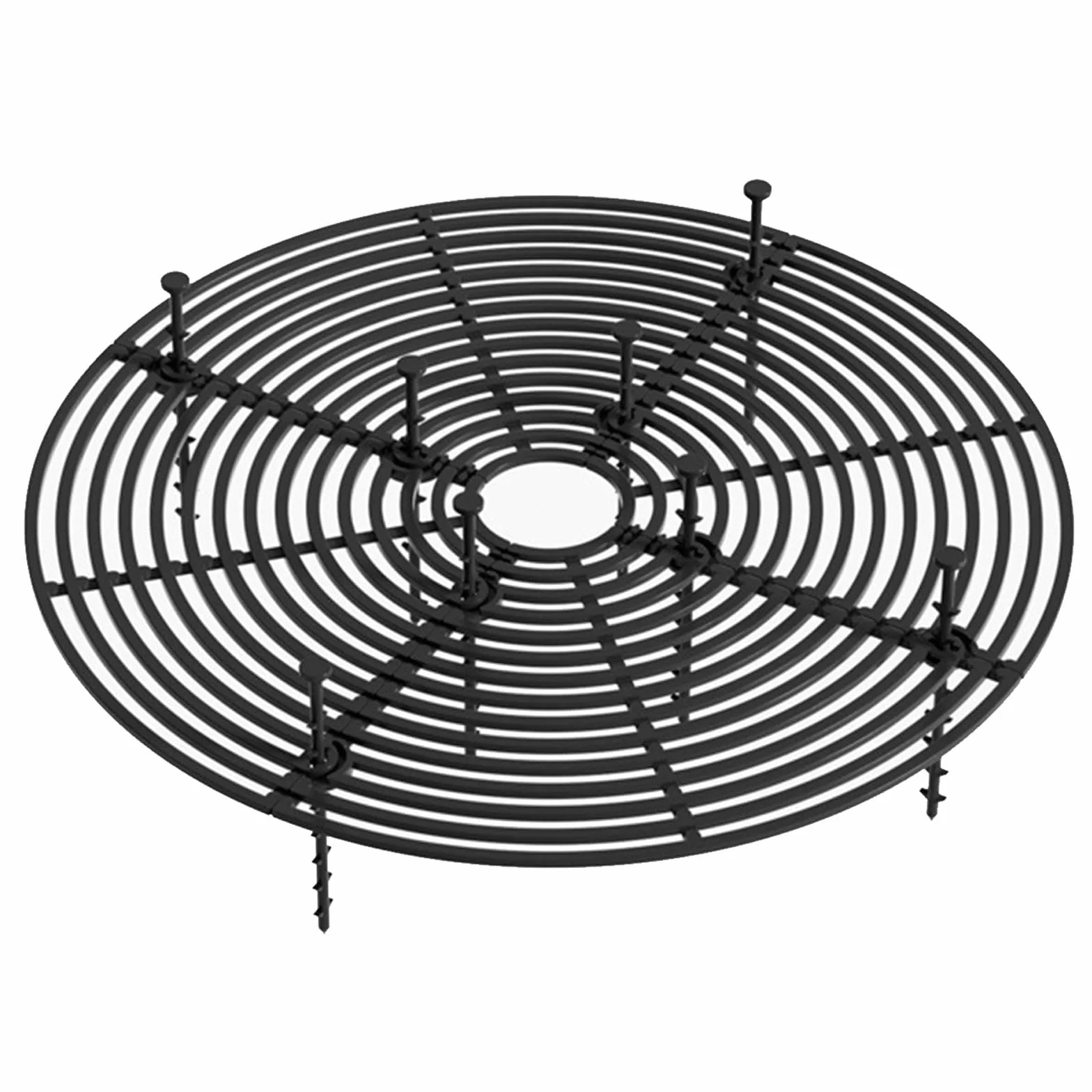 GVSS Grille Protection Plante Chat Rond 30 cm, Protection Plante Chat, Protege Plante Chat, Grille de Protection pour Pot de Plantes avec Boulons en ABS, Protège vos Plantes des Chats et Débris