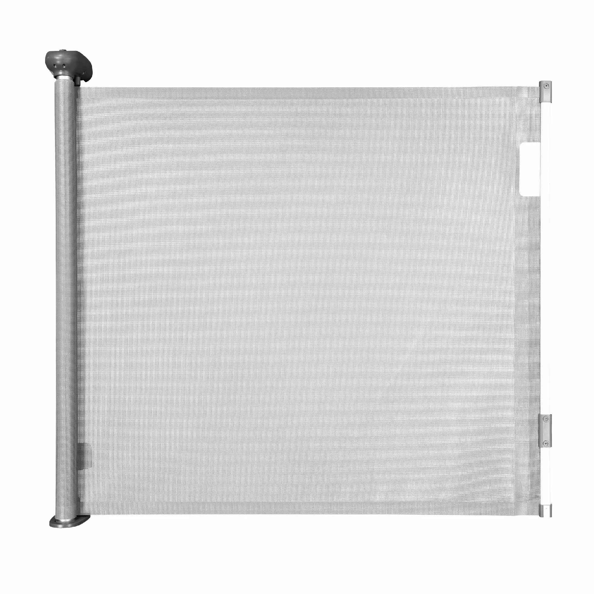 Badabulle Barrière de Sécurité Enfant Safe&Roll - Barrière Rétractable Extensible jusqu'à 140cm - Fixation Vis