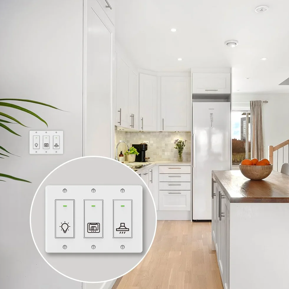 600 Étiquettes Autocollantes pour Interrupteur 33 Modèles Transparents 15 x 15 mm pour Maison Cuisine Salle de Bains