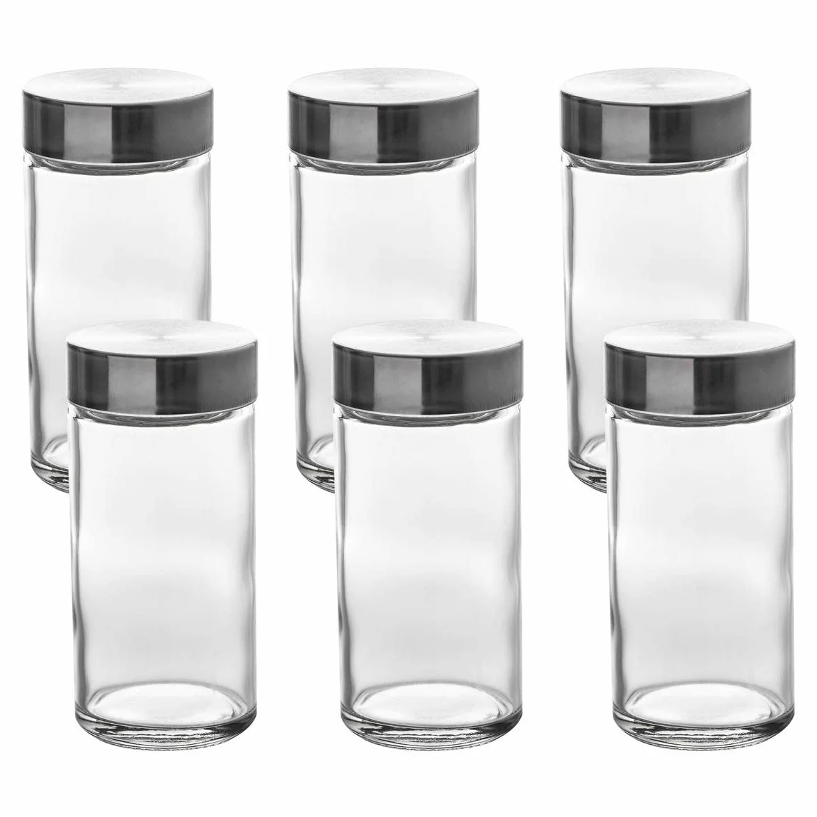 Secret de Gourmet Coffret 6 Pots à épices avec saupoudreur 80 ml