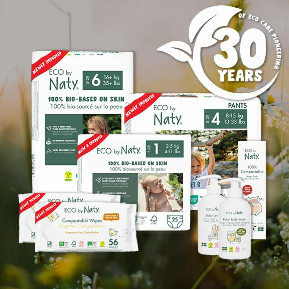 Naty Couches Écologiques pour Bébé Taille 4 - 88 Couches à Base de Plantes Anti-Fuites