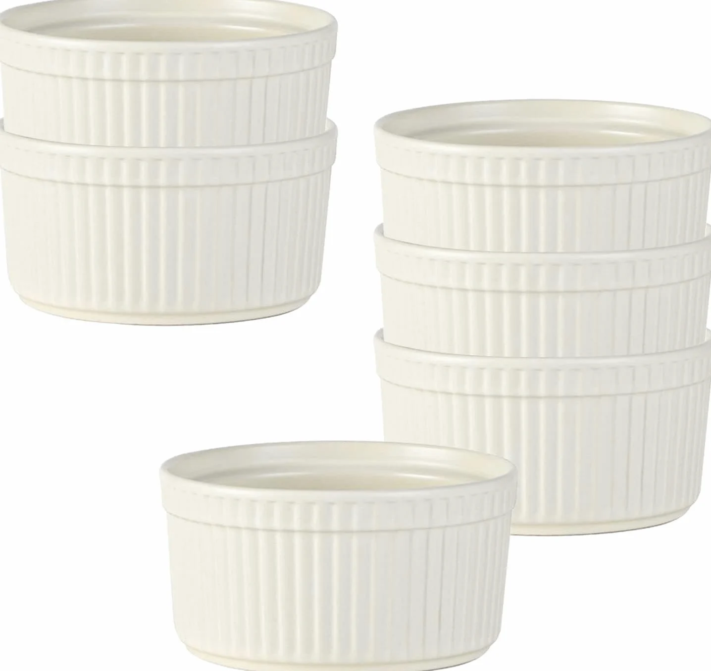 Bol à soupe, bol à riz, bol à déjeuner, ensemble de ramequins, 120 ml, ramequins à crème brûlée, plats à soufflé allant au four, ramequins à soufflé, ramequins for friteuse à air-rose-lot de 2 ( Color