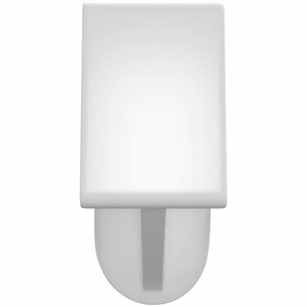 Lot de 2 tringles à rideaux réglables en aluminium - 60-105 cm - Blanc et argenté - Tringles à rideaux télescopiques avec pince pour décoration de fenêtre et brise-vue - Pour salon, chambre à
