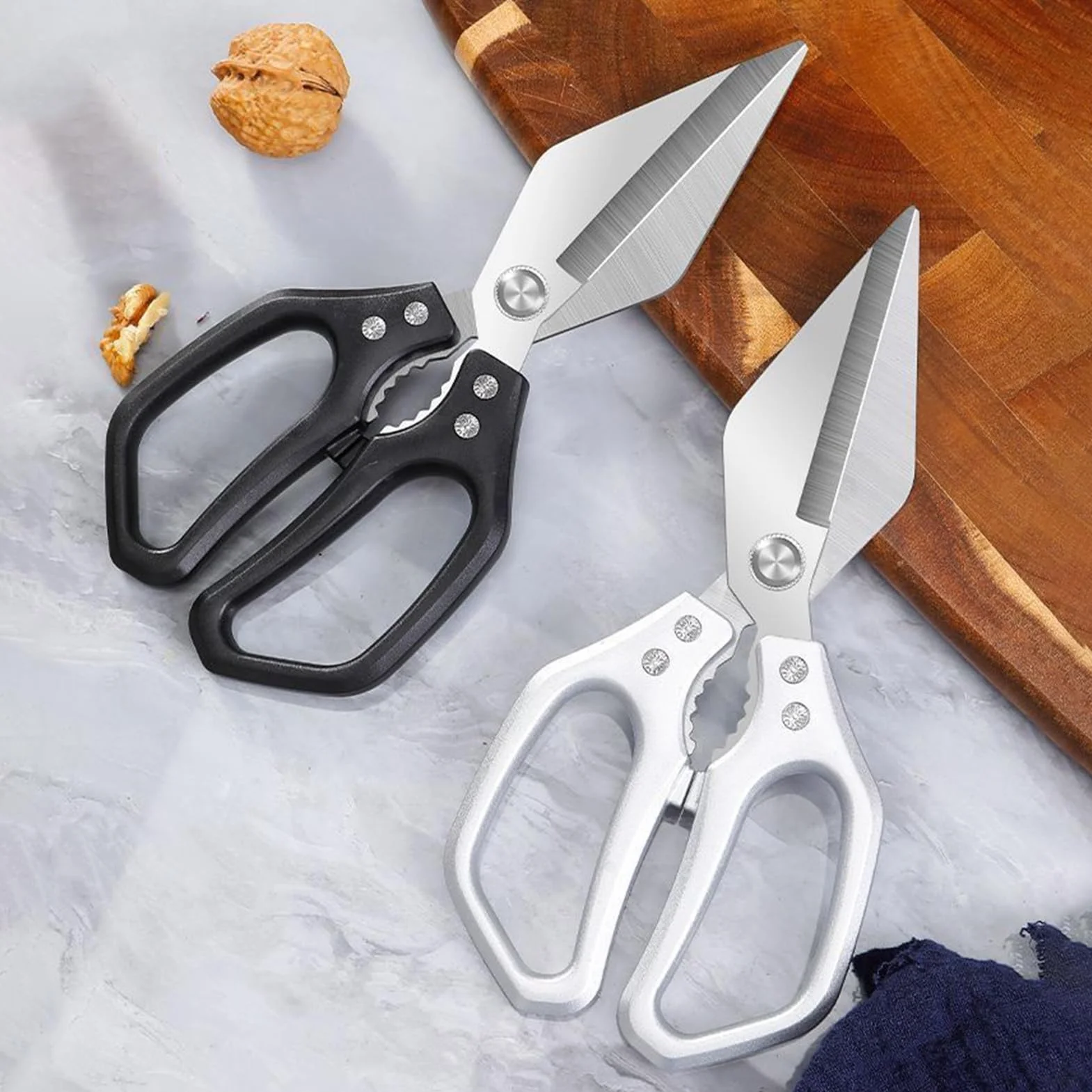 Ciseaux De Cuisine En Acier Inoxydable 10,8 X 24,8 Cm Robustes