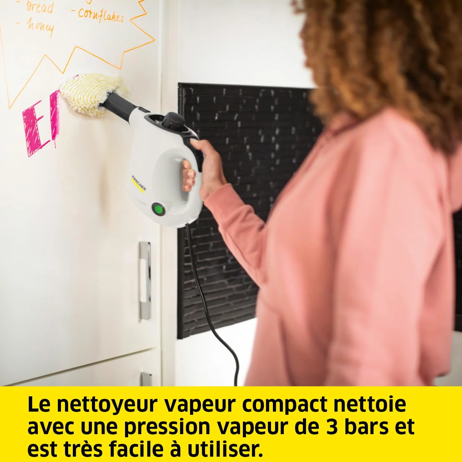 Kärcher Nettoyeur Vapeur SC 1, 3 Bar, 1200 W, 20 m², 200 ML