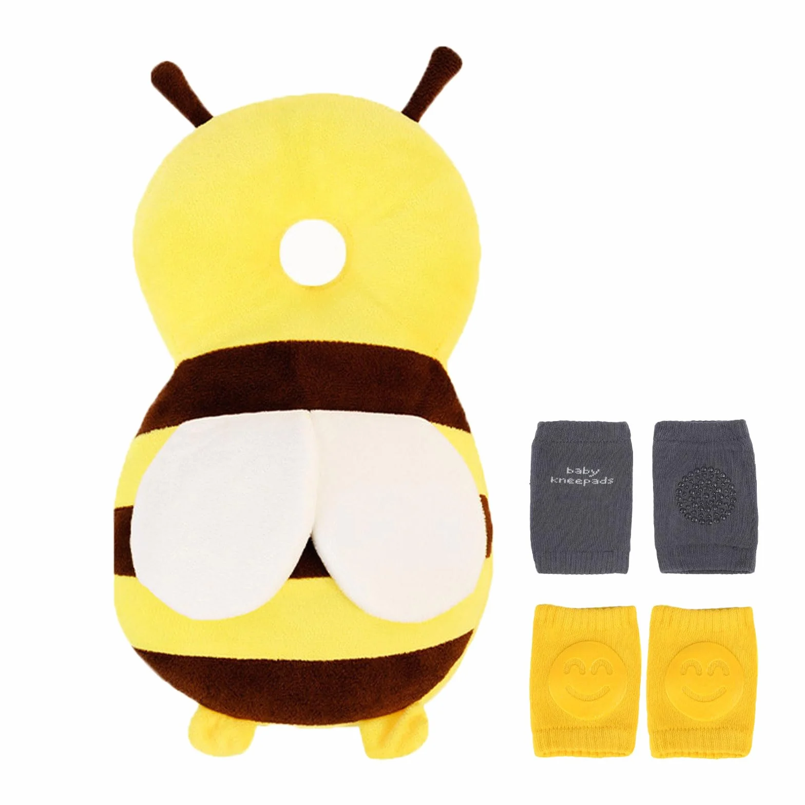 Coussin Anti Chute Bébé Protection Tête Genouillère Abeille