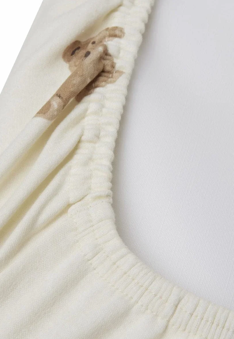 Jollein Housse de matelas à langer ours en peluche 50 x 70 cm 100% coton