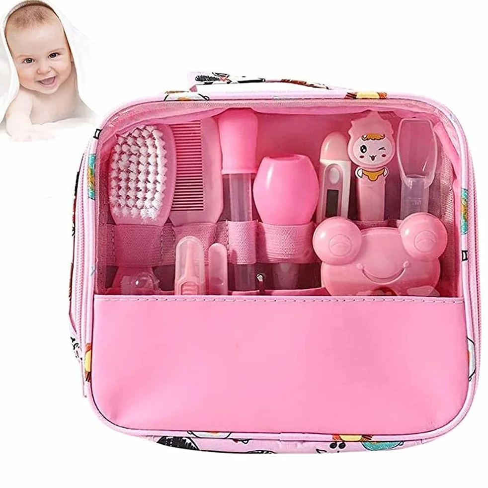 Kit de toilettage pour bébé 13 pièces, ensemble de soins de sécurité