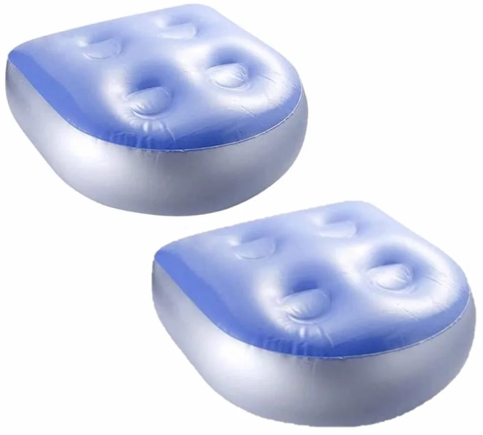 LATERN 2Pcs Siège D'appoint Gonflable pour Spas avec 4 Ventouses (47 x 37cm)