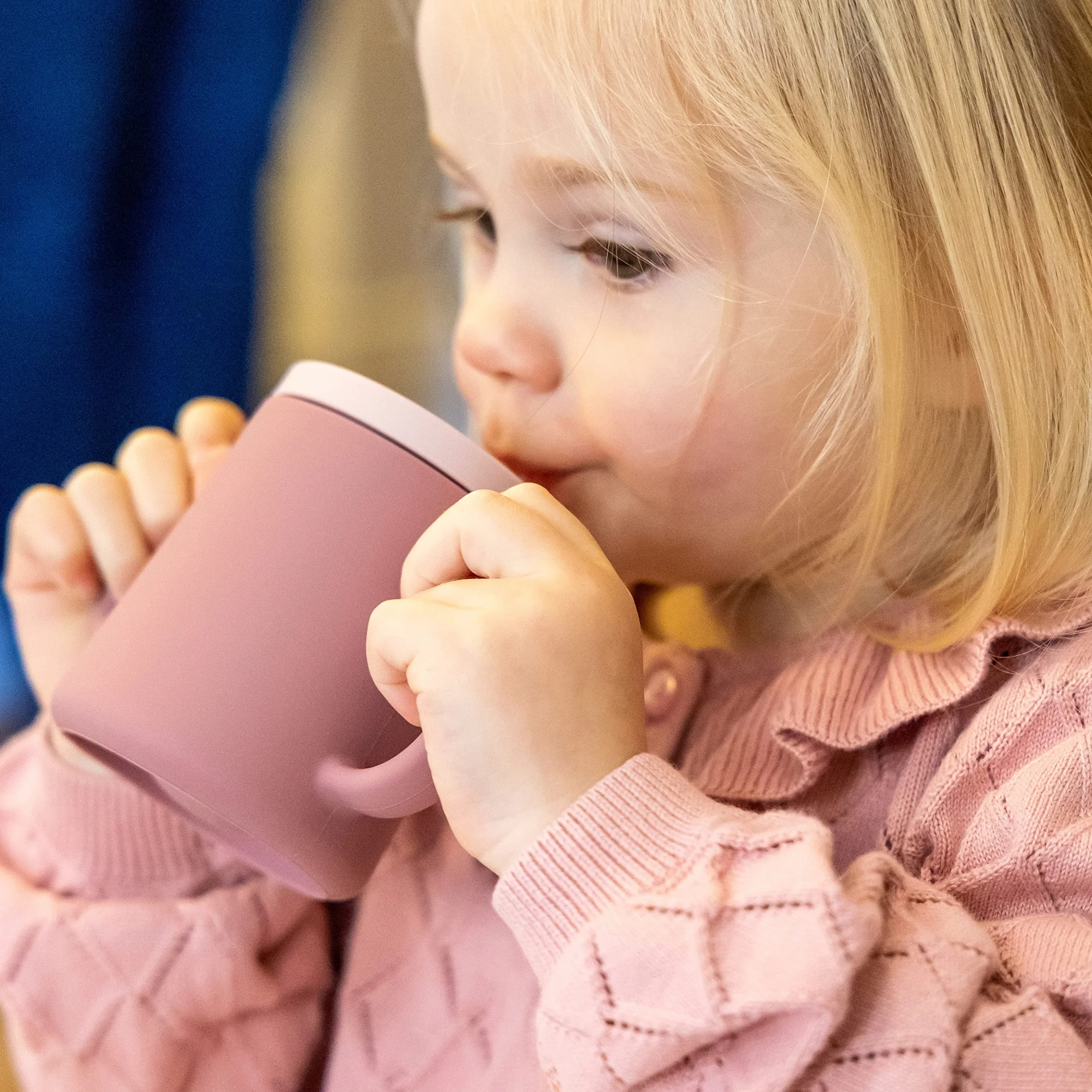TUM TUM Tasse Apprentissage Bébé 3-en-1, 250 ml, Rose