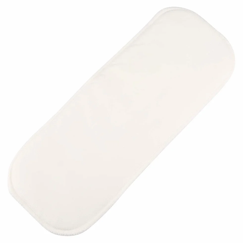 Coussinet en Tissu 3 Couches, Insert de Couche en Coton de Chanvre Lavable pour Bébé