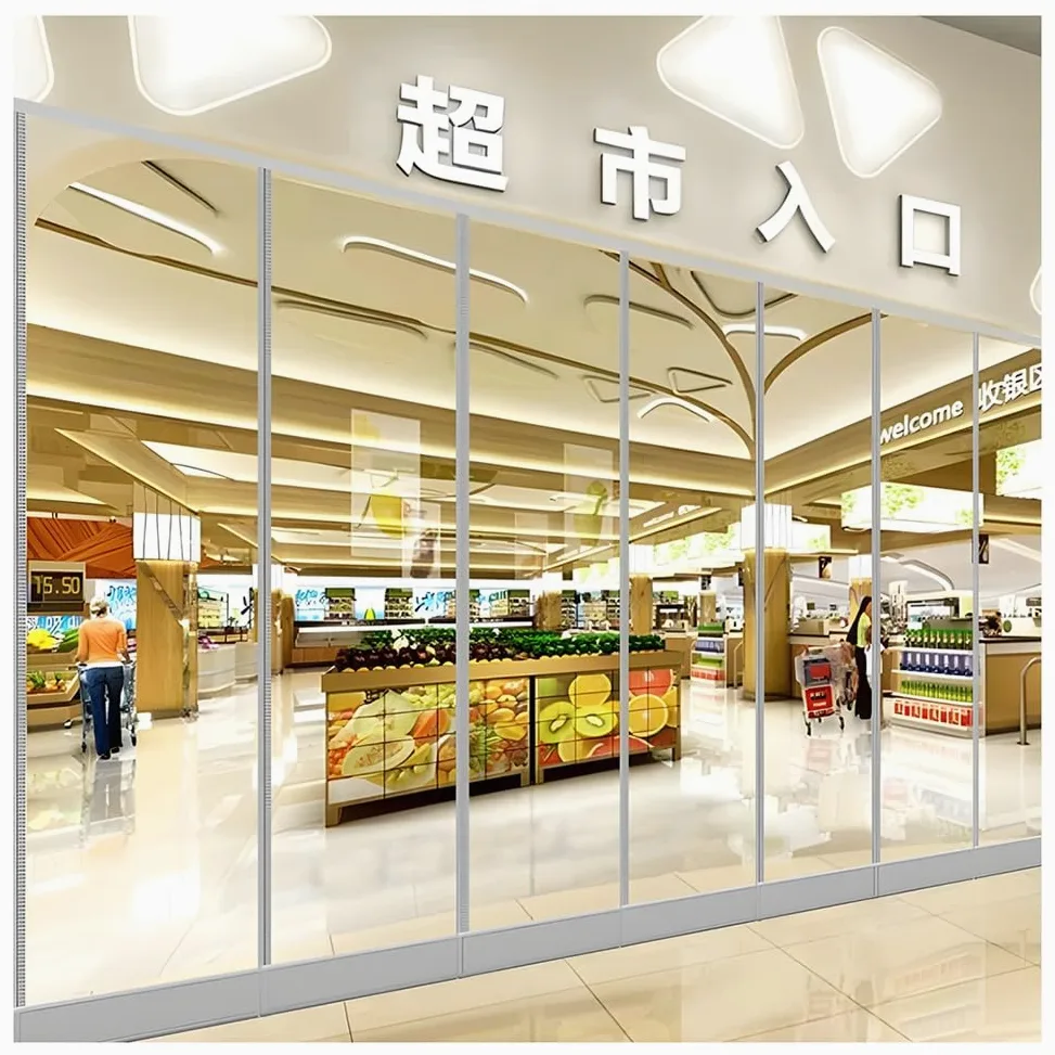 zktoermn Rideaux De Porte Transparents, Rideau De Séparation De Bande De PVC, Porte Blindée Magnétique De 3 Mm D'épaisseur, Convient pour Supermarché, Dépanneur(40x100cm/15.75x39.37in)