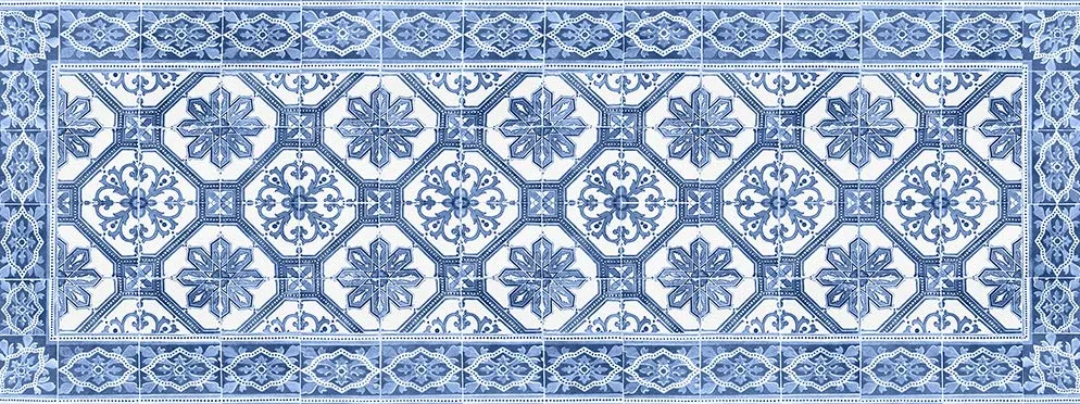 Vilber OPORTO du 03 52X140 Tapis Vinyle Multicolore 52 x 140 x 0,22 cm