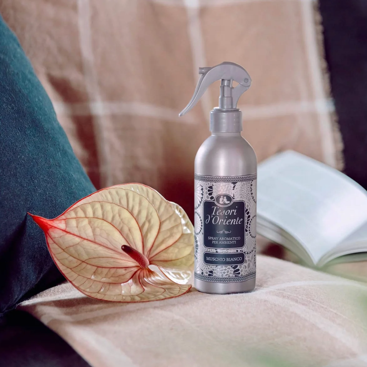 Tesori d'Oriente Muschio Bianco Spray Aromatico Ambienti e Tessuti 250 ml
