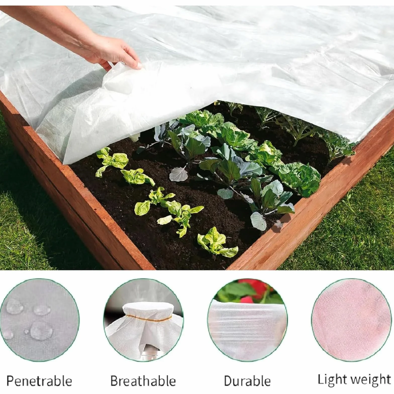 Voile Hivernage Plante Exterieur 3x5m Protection Contre Le Gel Respirant Chaud