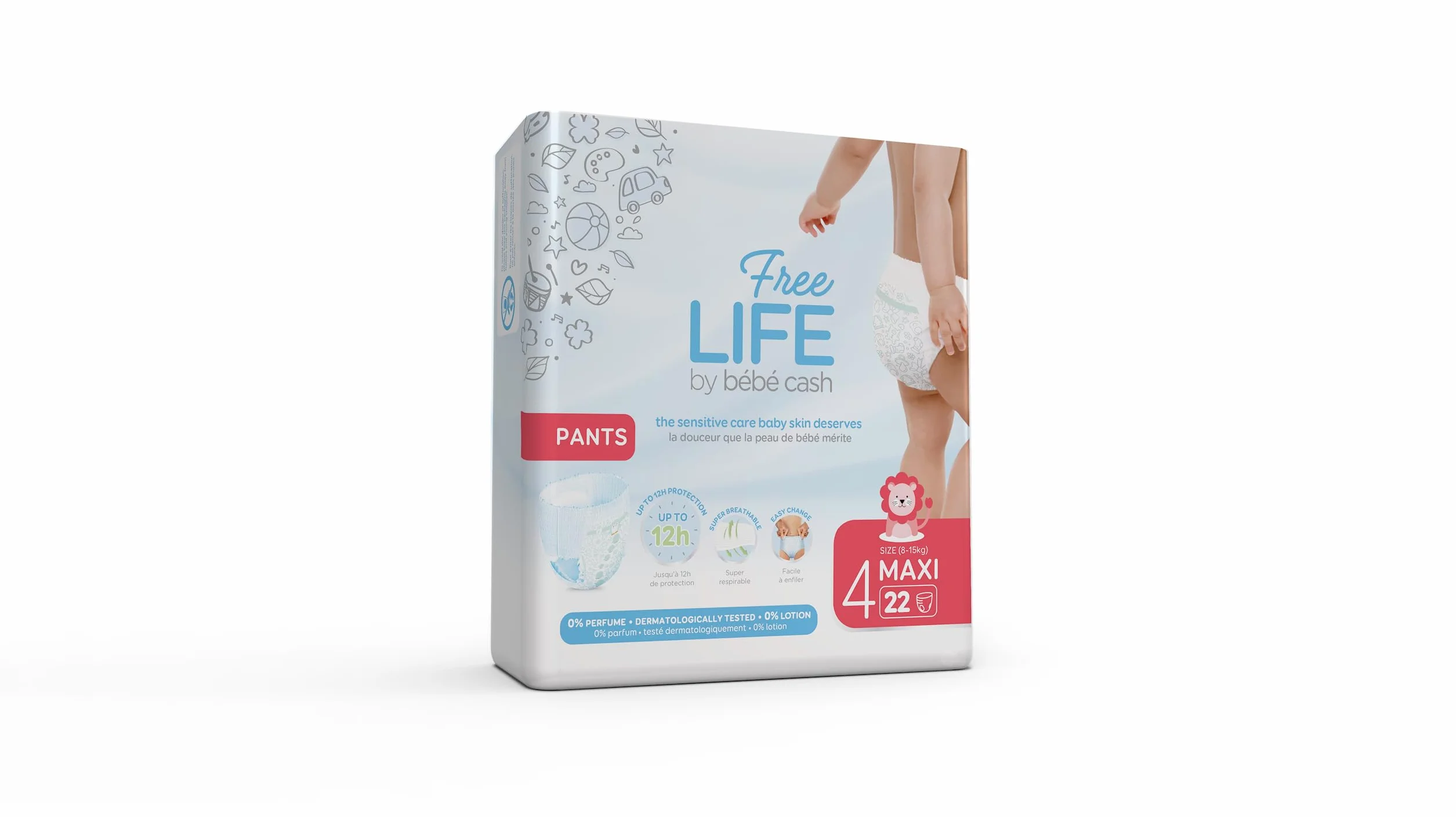 Freelife Pull up Pants Maxi 8-15 kg 132 couches