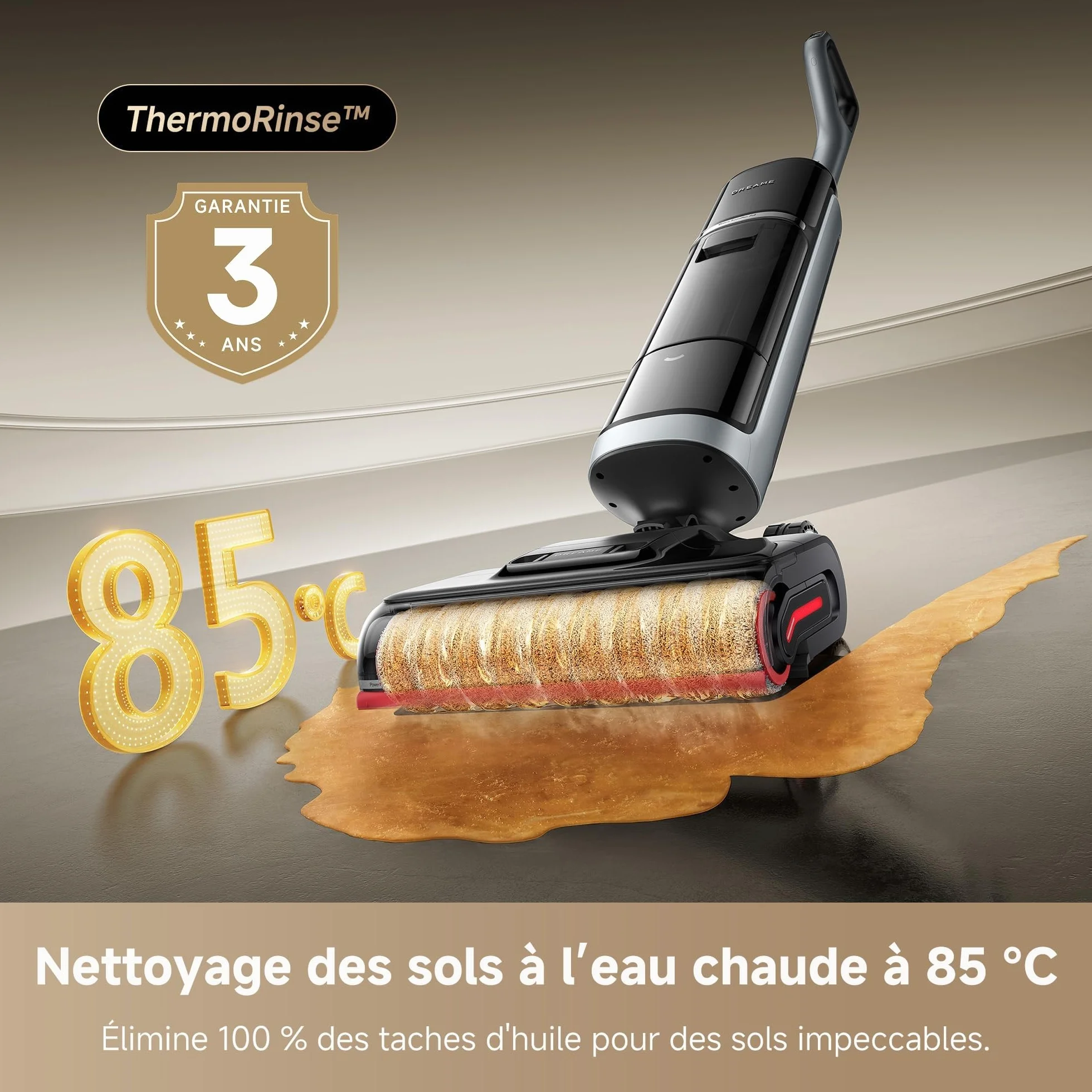 DREAME H15 Pro Heat Aspirateur Laveur 85°C 22000Pa IA GapFree Robot Nettoyage Sols